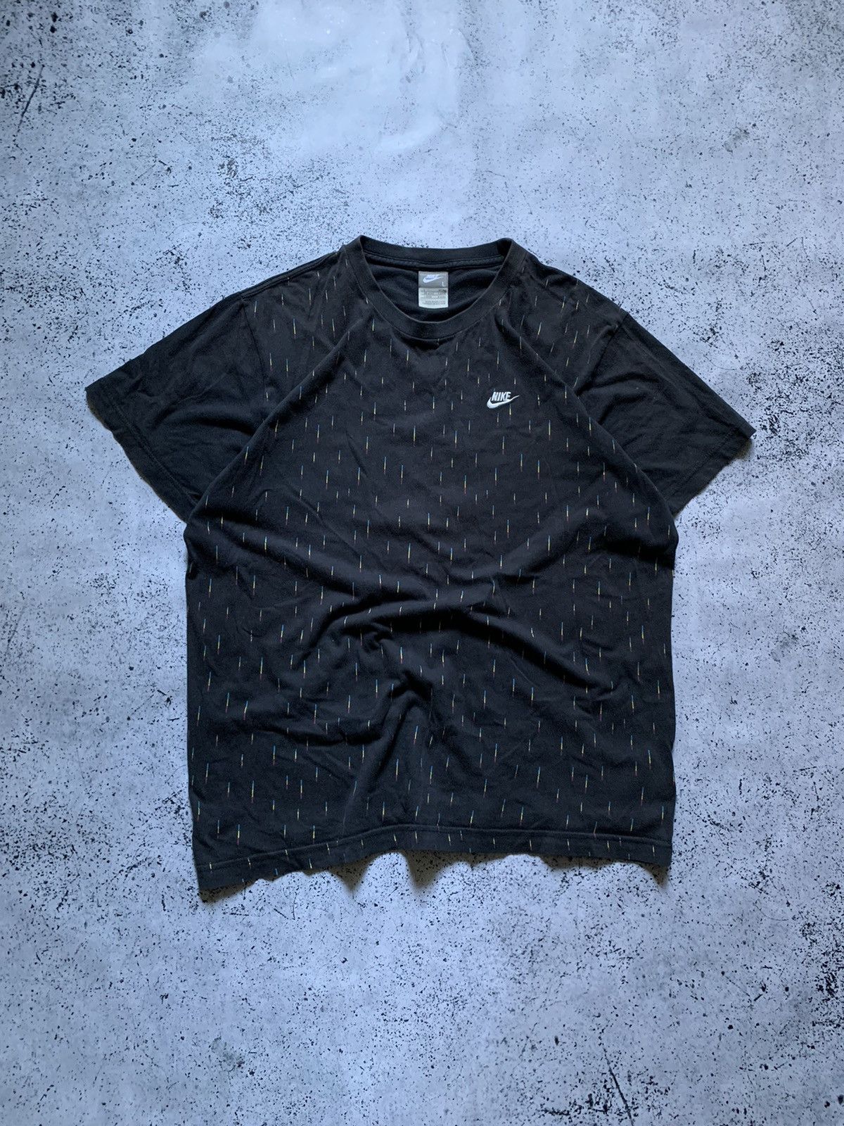 Nike × Vintage Vintage Nike Tn Distressed T-shirt Drill Y2K Tee USA 90s Size US L / EU 52-54 / 3 - 1 Thumbnail