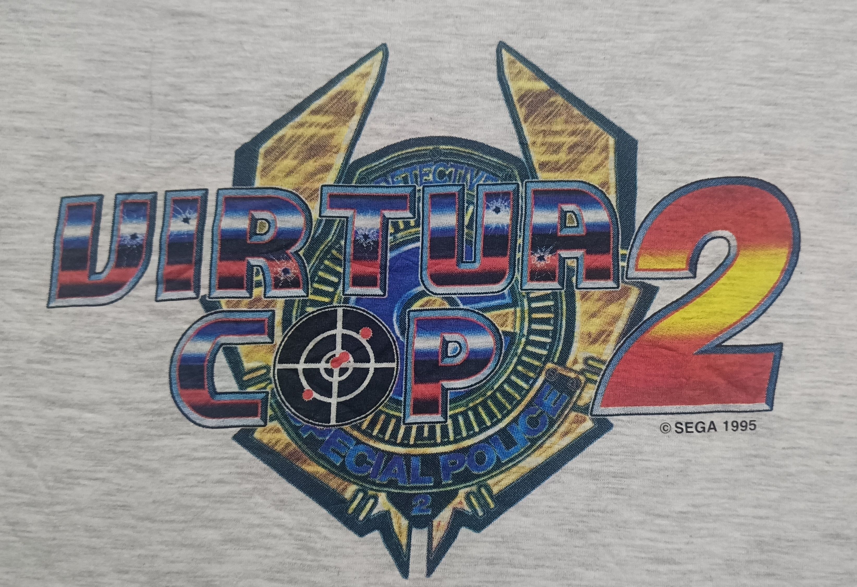 Vintage 🔥🔥Rare Vintage 90s Virtua Cop 2 Special Police L.S. Tee Size US M / EU 48-50 / 2 - 3 Thumbnail