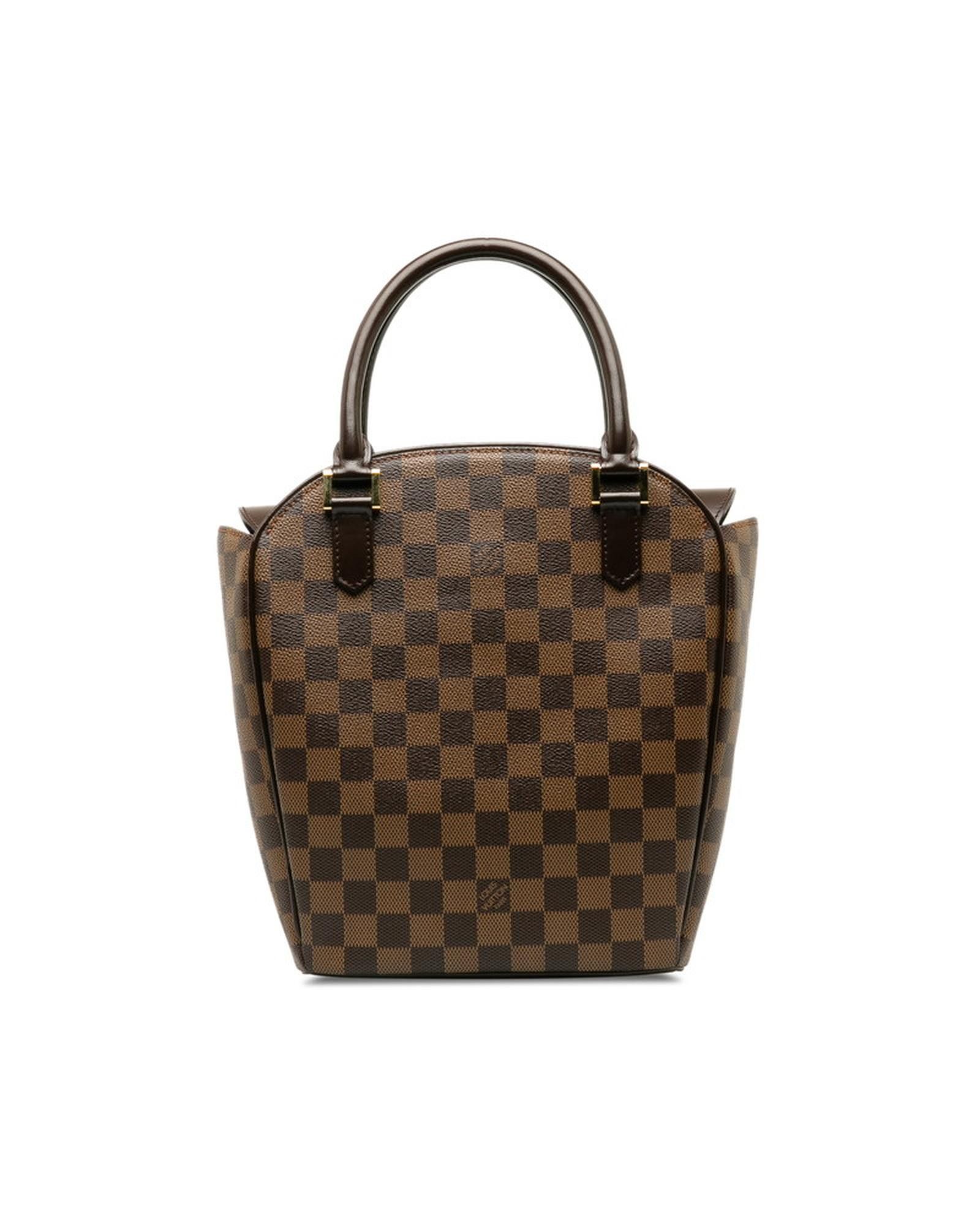 image of Louis Vuitton Classic Brown Damier Ebene Shoulder Bag In Excellent Condition, Women's