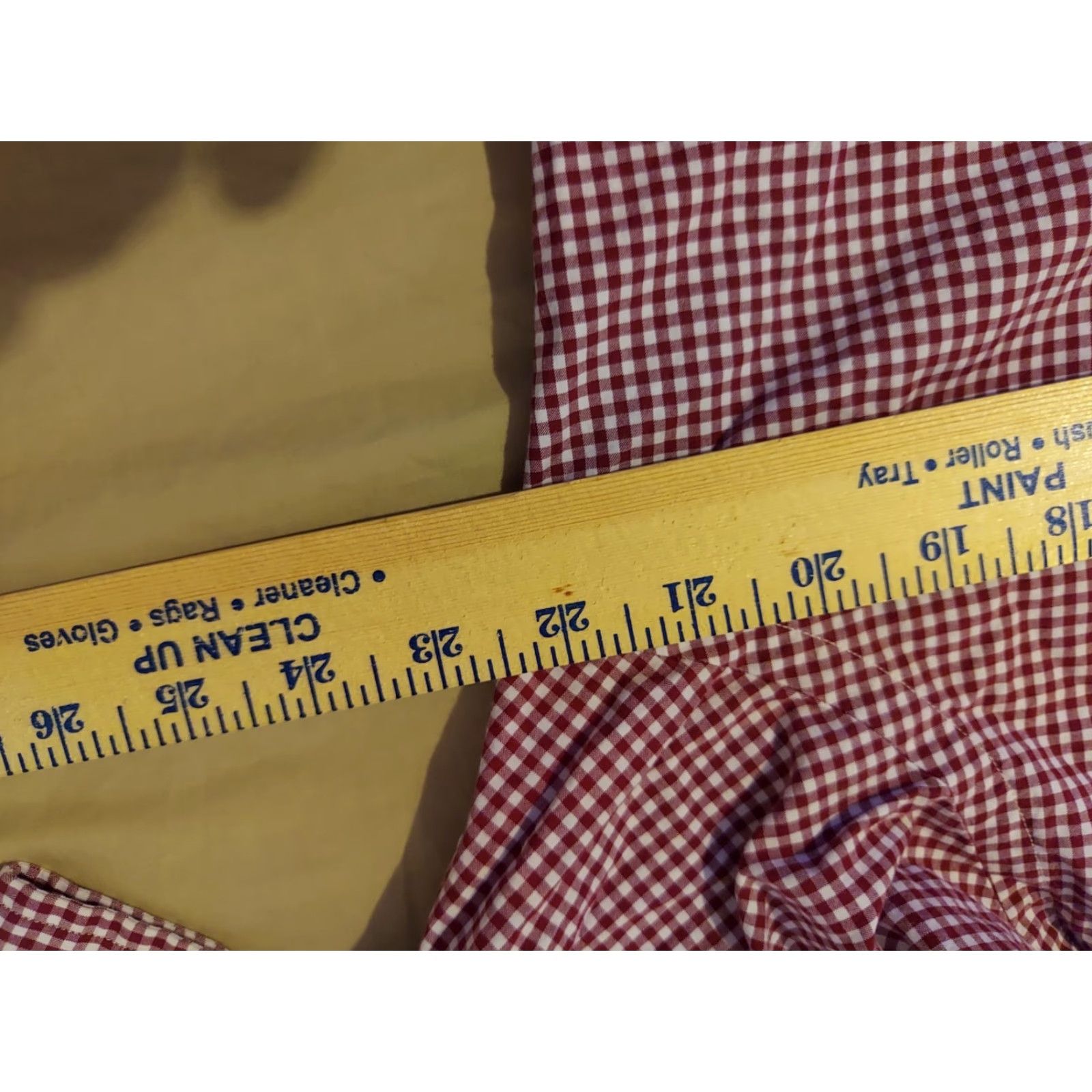 Polo Ralph Lauren Polo Ralph Lauren Dress Shirt Mens M Medium Burgundy Button Cotton Size 40R - 4 Thumbnail