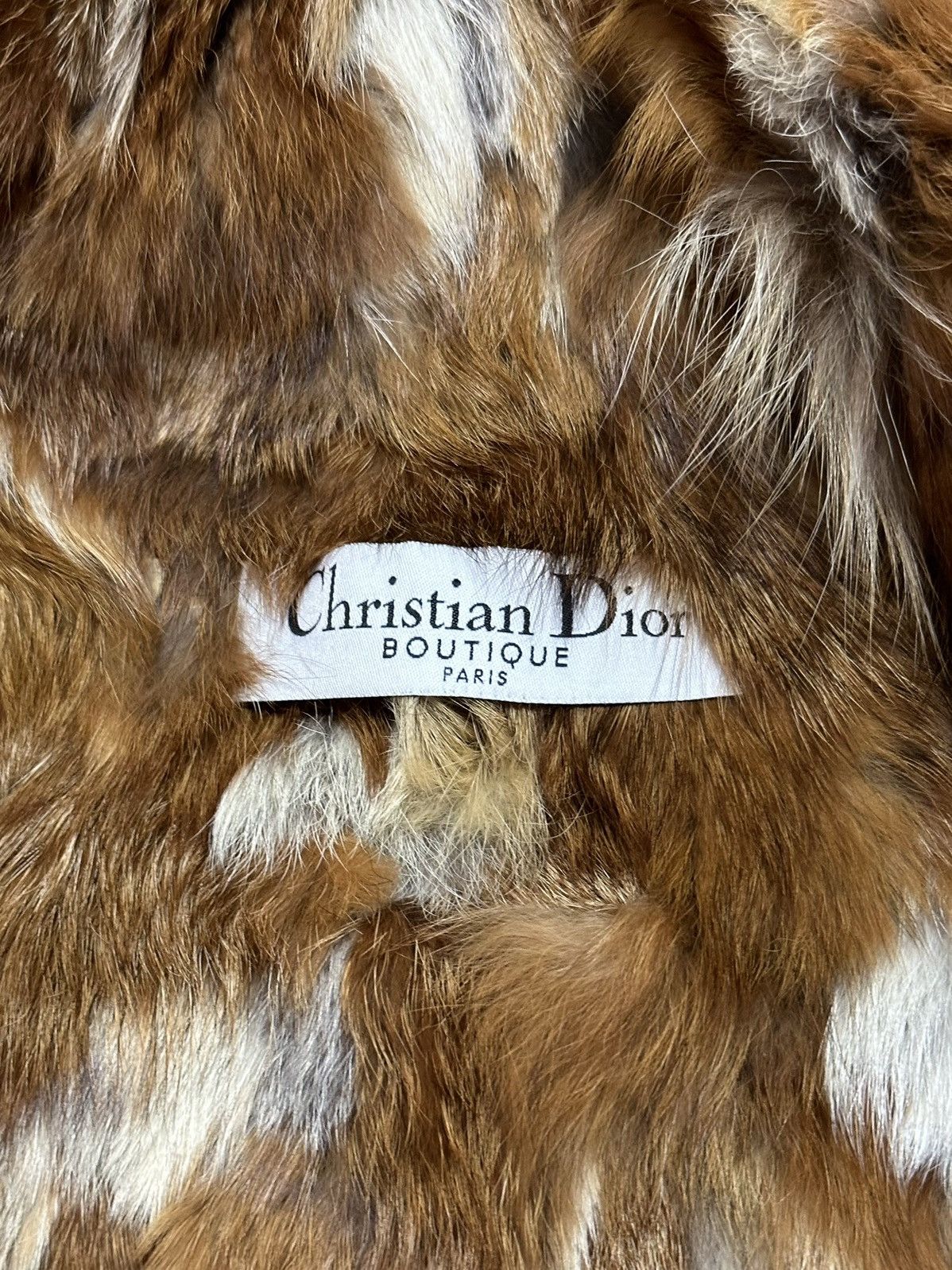 Dior CHRISTIAN DIOR Fall Winter 2001 Patchwork Leather Fur Vest Size ONE SIZE - 7 Thumbnail