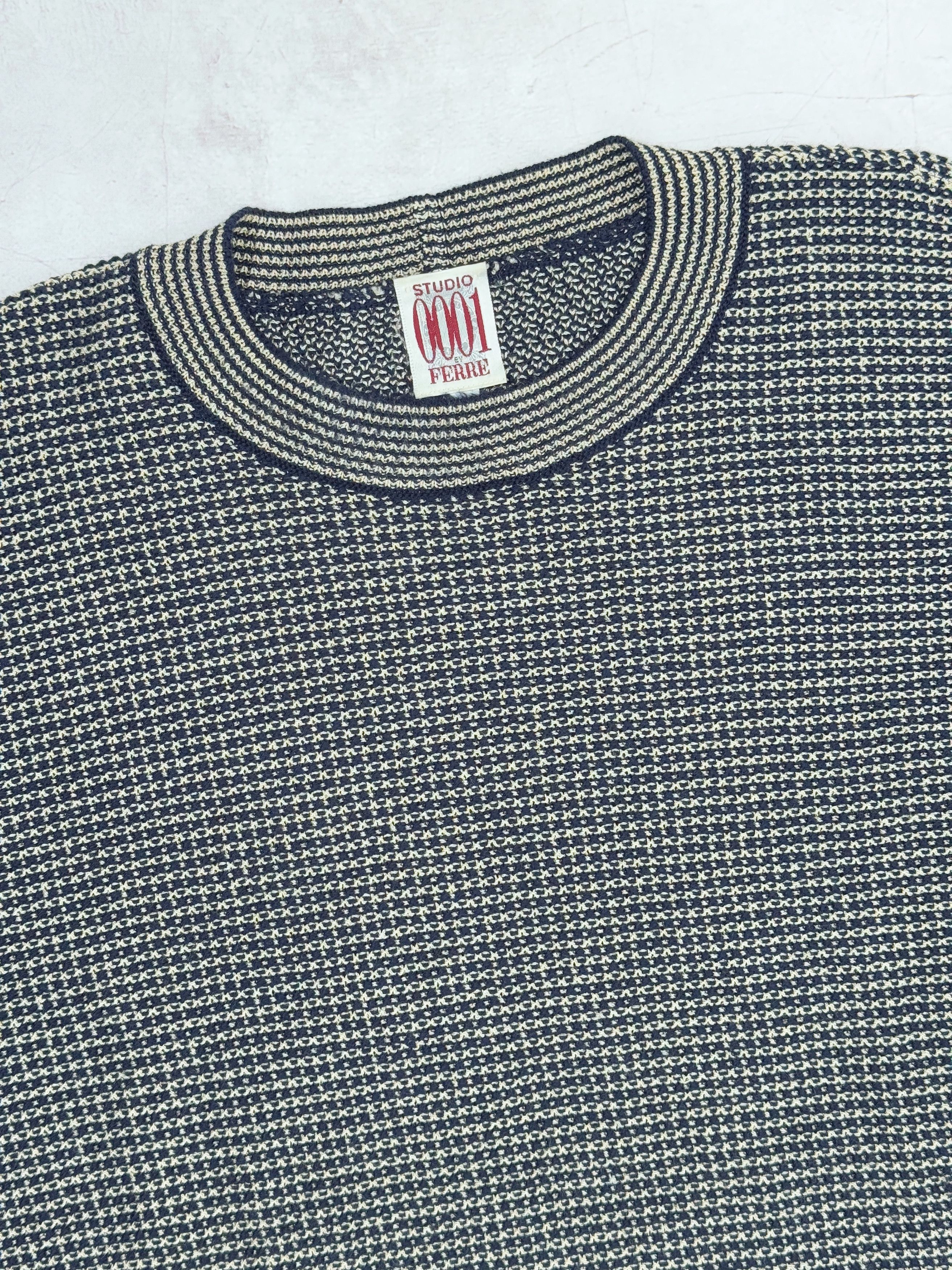 Gianfranco Ferre × Vintage Vintage Gianfranco Ferre Sweater Studio 0001 Wool Size US L / EU 52-54 / 3 - 4 Thumbnail