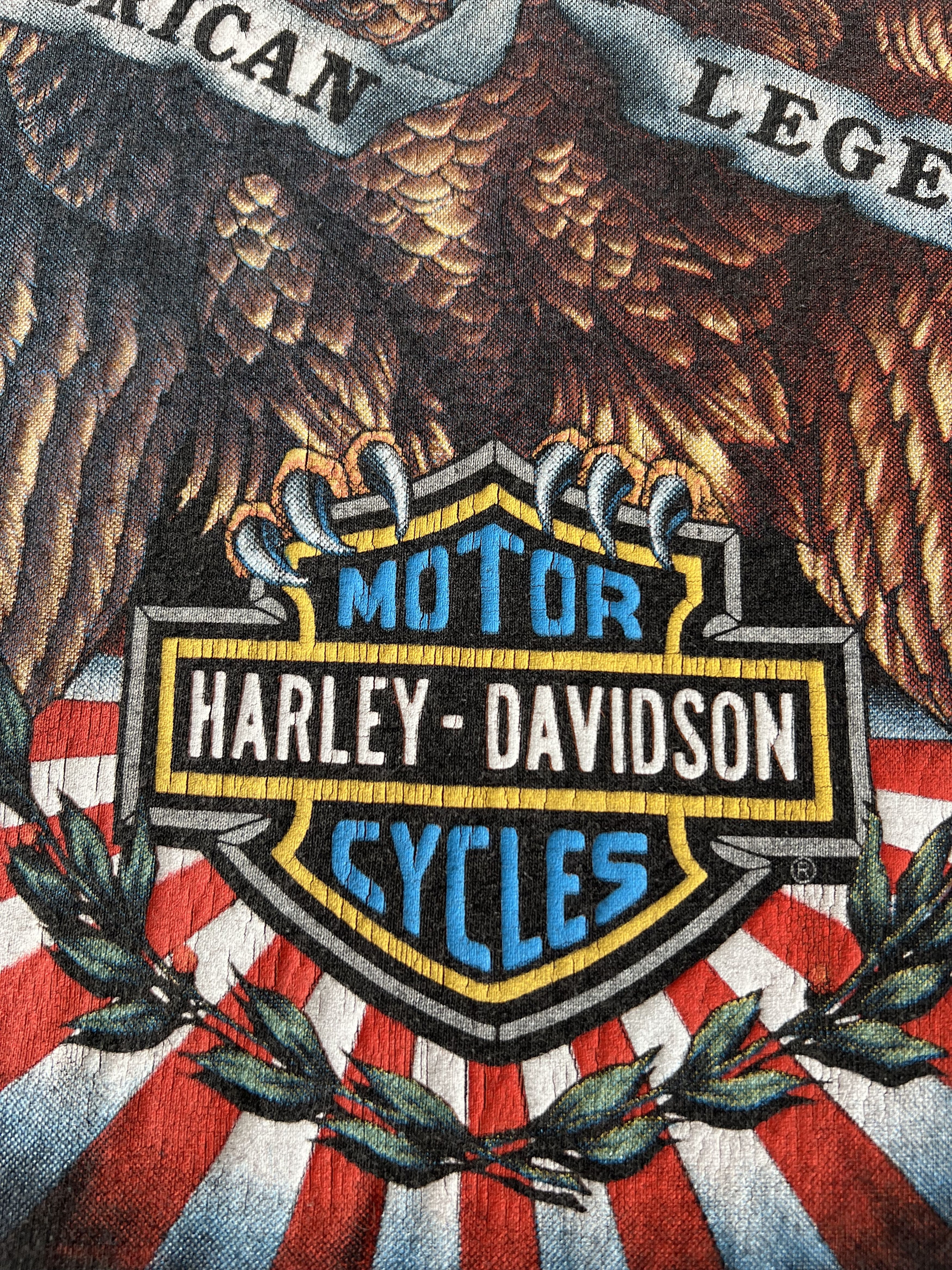 Harley Davidson Vintage 1990 3D Emblem Harley Davidson American Legend Eagle Size US XXL / EU 58 / 5 - 4 Thumbnail