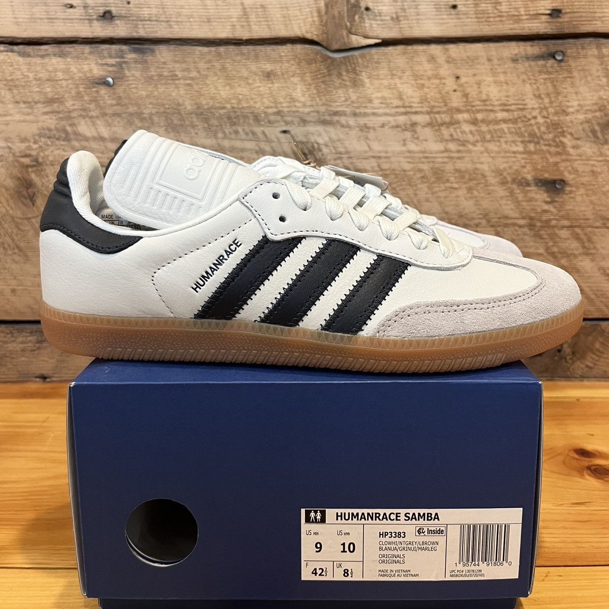 Adidas × Pharrell adidas x Pharrell Samba Human Race Cloud White HP3383 Size 9 Size US 9 / EU 42 - 10 Thumbnail