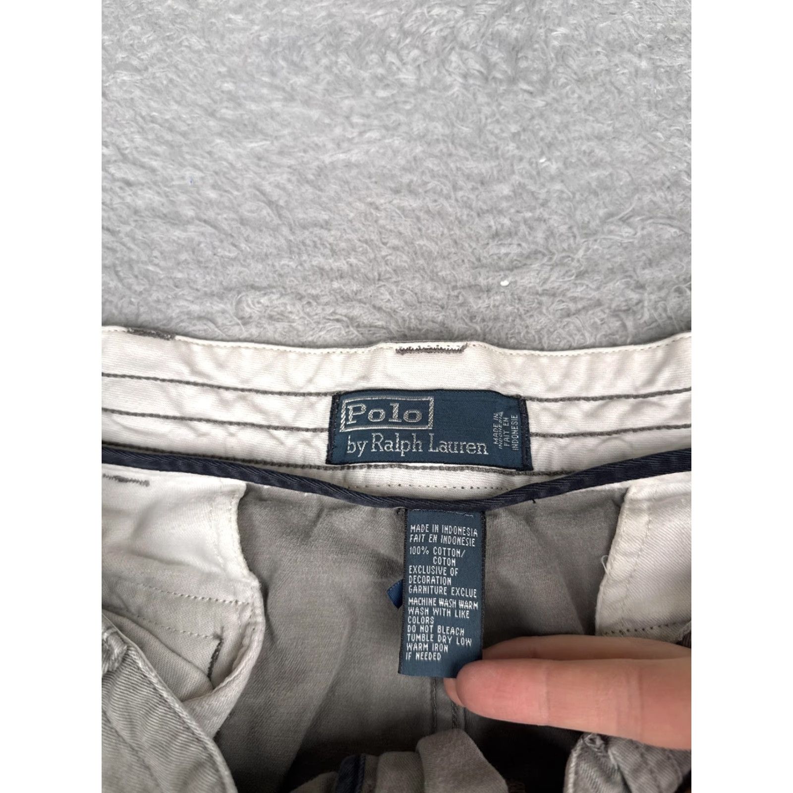 Polo Ralph Lauren Polo Ralph Lauren Cargo Shorts Mens 36 Gray Casual Utility Pockets 36x10 Summer Cotton Canvas Size US M / EU 48-50 / 2 - 7 Thumbnail