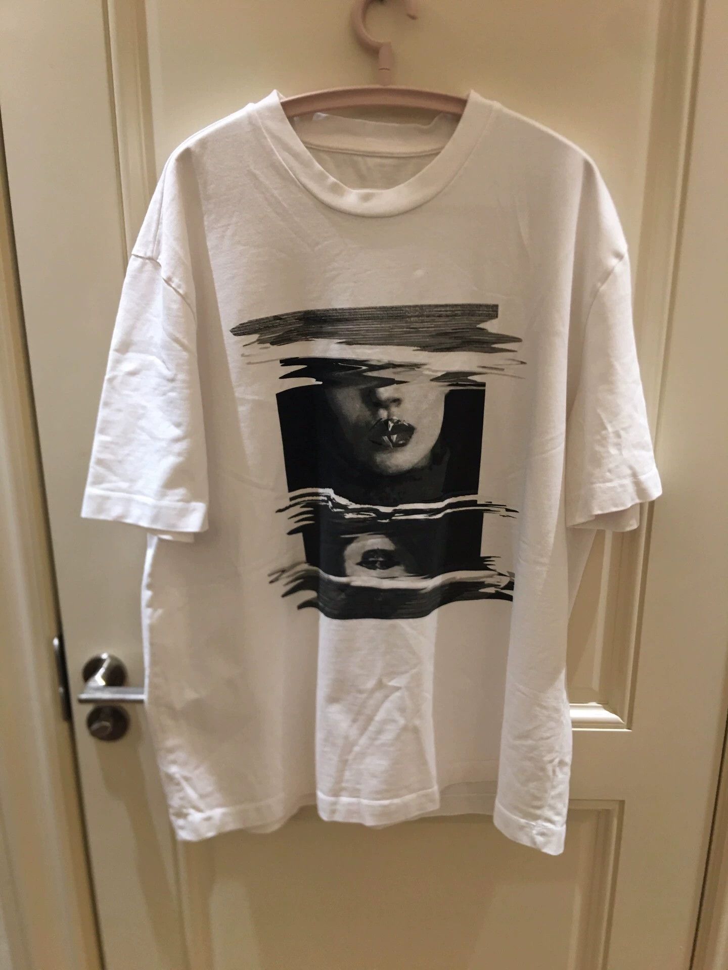 Maison Margiela Margiela Tabi Footprint Print Short Tee | Grailed