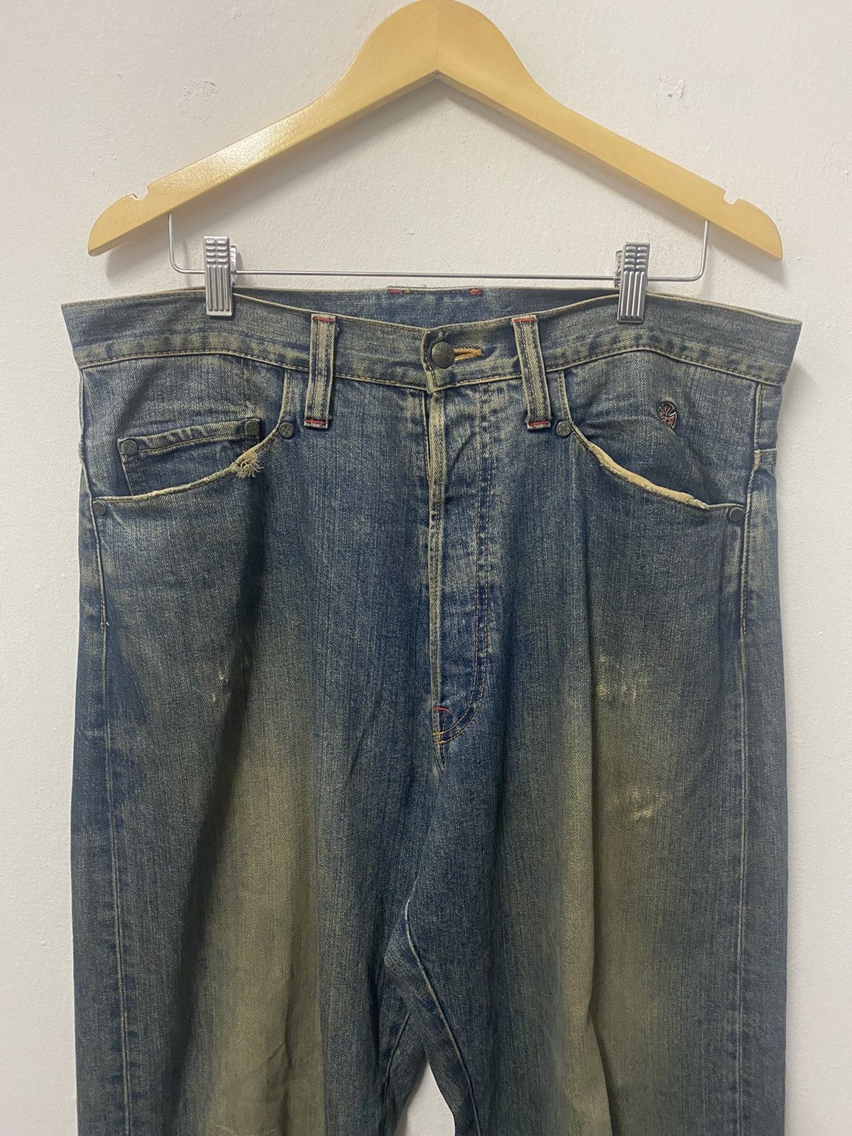 Independent Truck Co. Vintage Independent Truck Company Hype Distressed Jeans Size US 36 / EU 52 - 3 Thumbnail