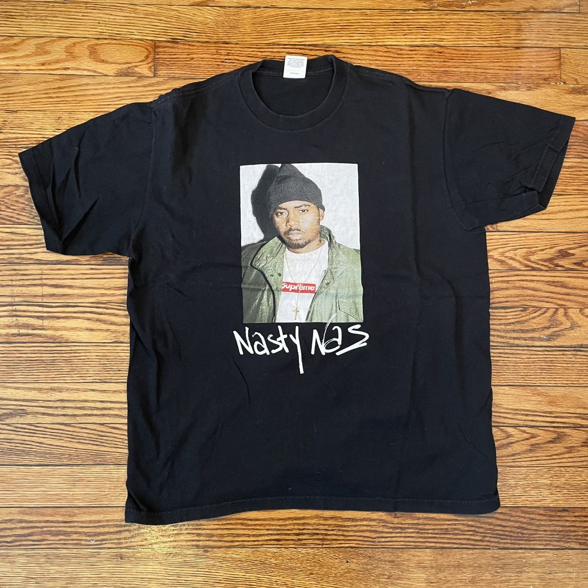 supreme Nas Tee ブラック　XL 美品 Supreme Nas Tee | Grailed