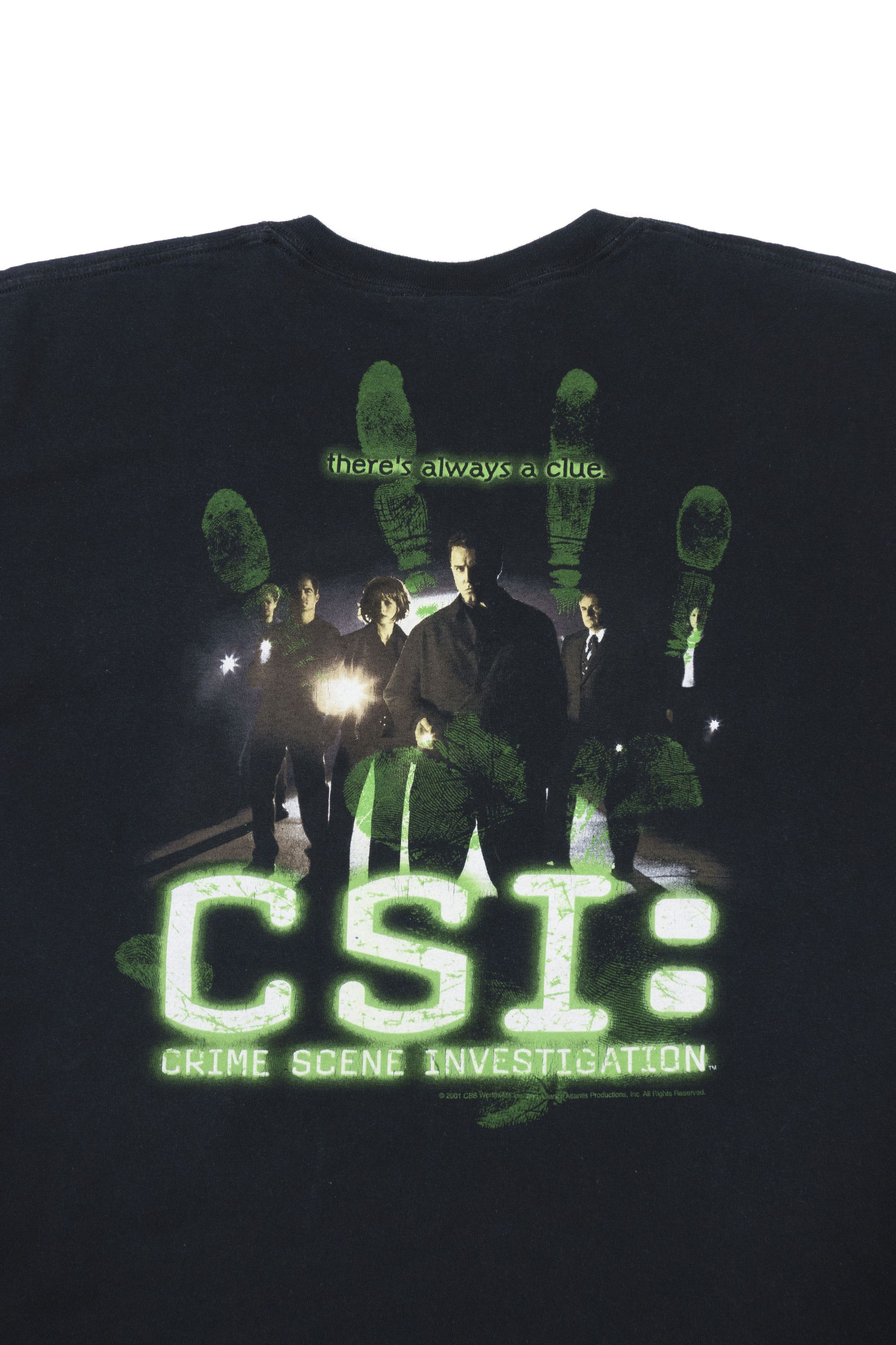 Vintage 2001 CSI Las Vegas Big Logo T-Shirt Size US XL / EU 56 / 4 - 3 Thumbnail