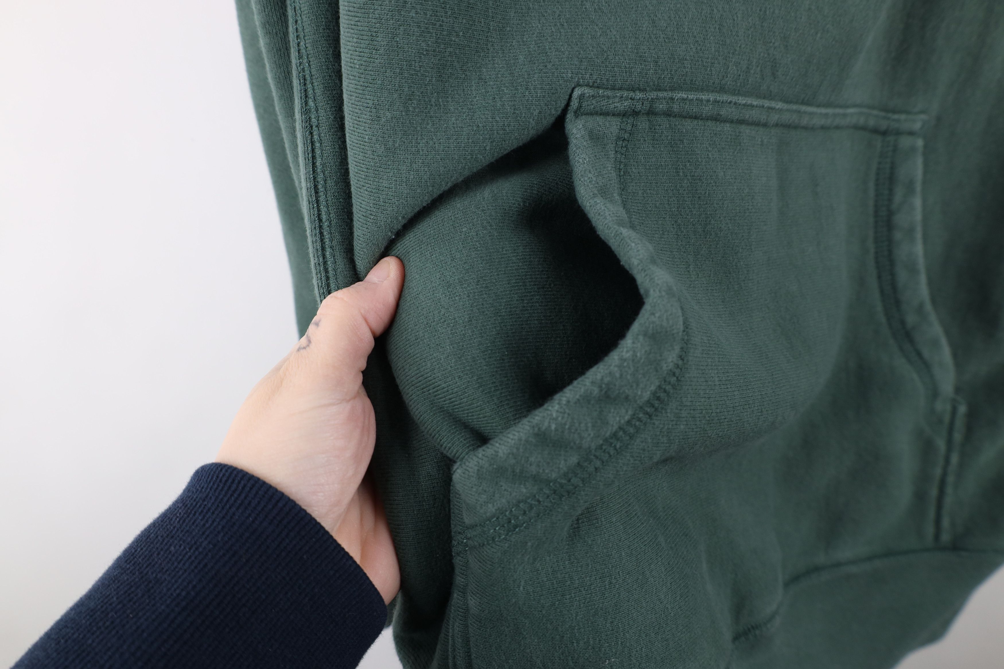Vintage Y2K Streetwear Thick Heavyweight Toledo Ohio Hoodie Green Size US XL / EU 56 / 4 - 7 Thumbnail