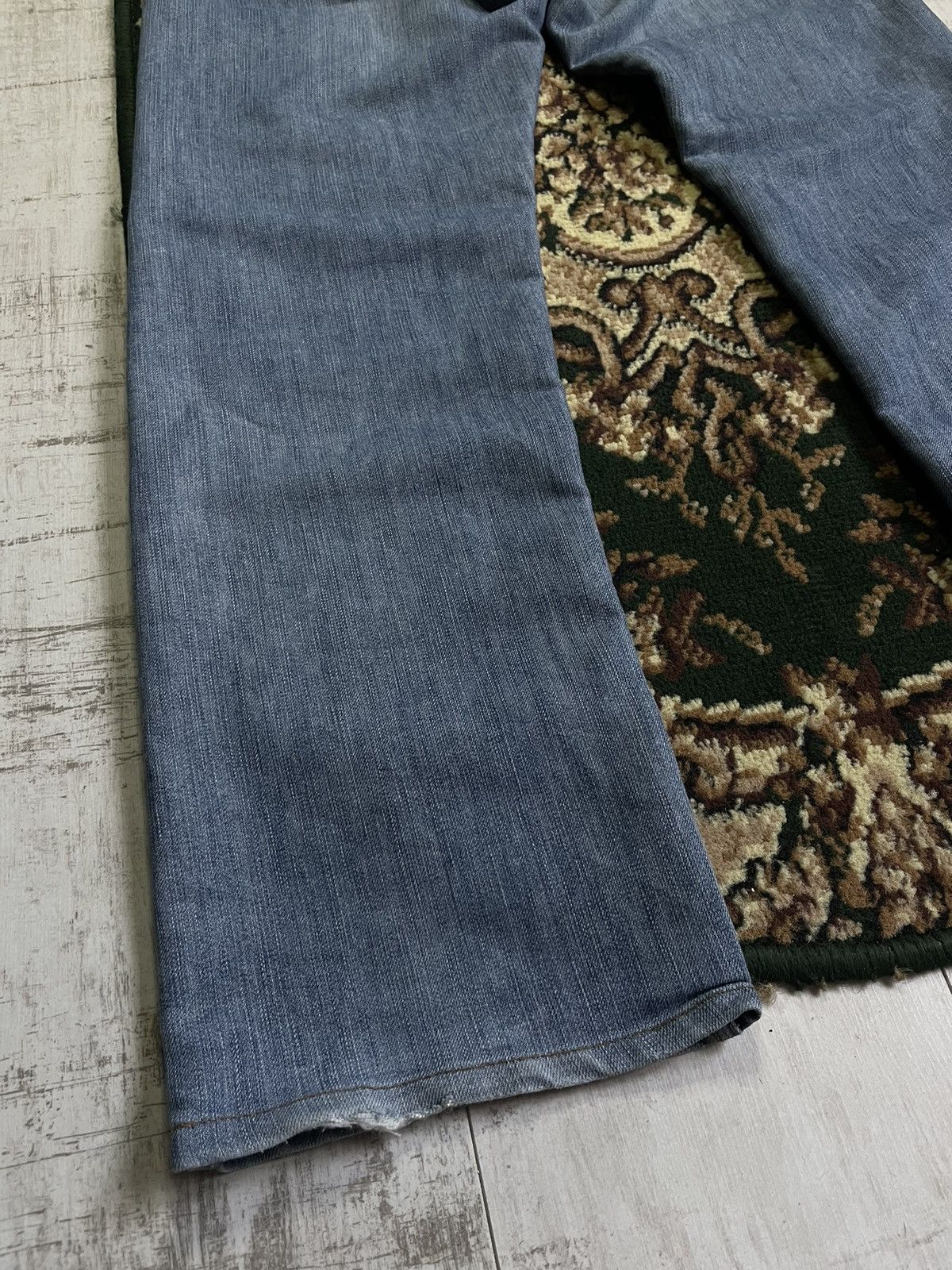 Diesel Vintage Diesel Y2K Denim Jeans 00’s Distressed RARE Size US 33 - 8 Thumbnail
