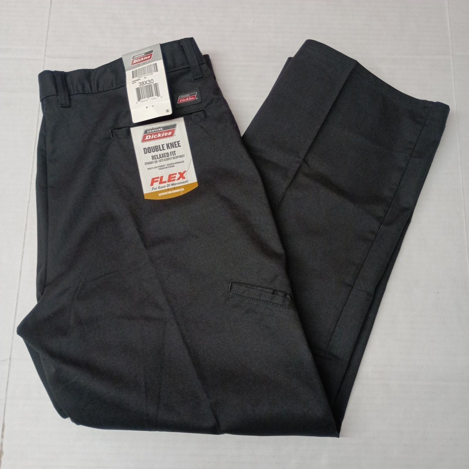 Dickies Dickies Relaxed Fit Double Knee Work Pants Men's 38x30 Black Size US 38 / EU 54 - 1 Thumbnail