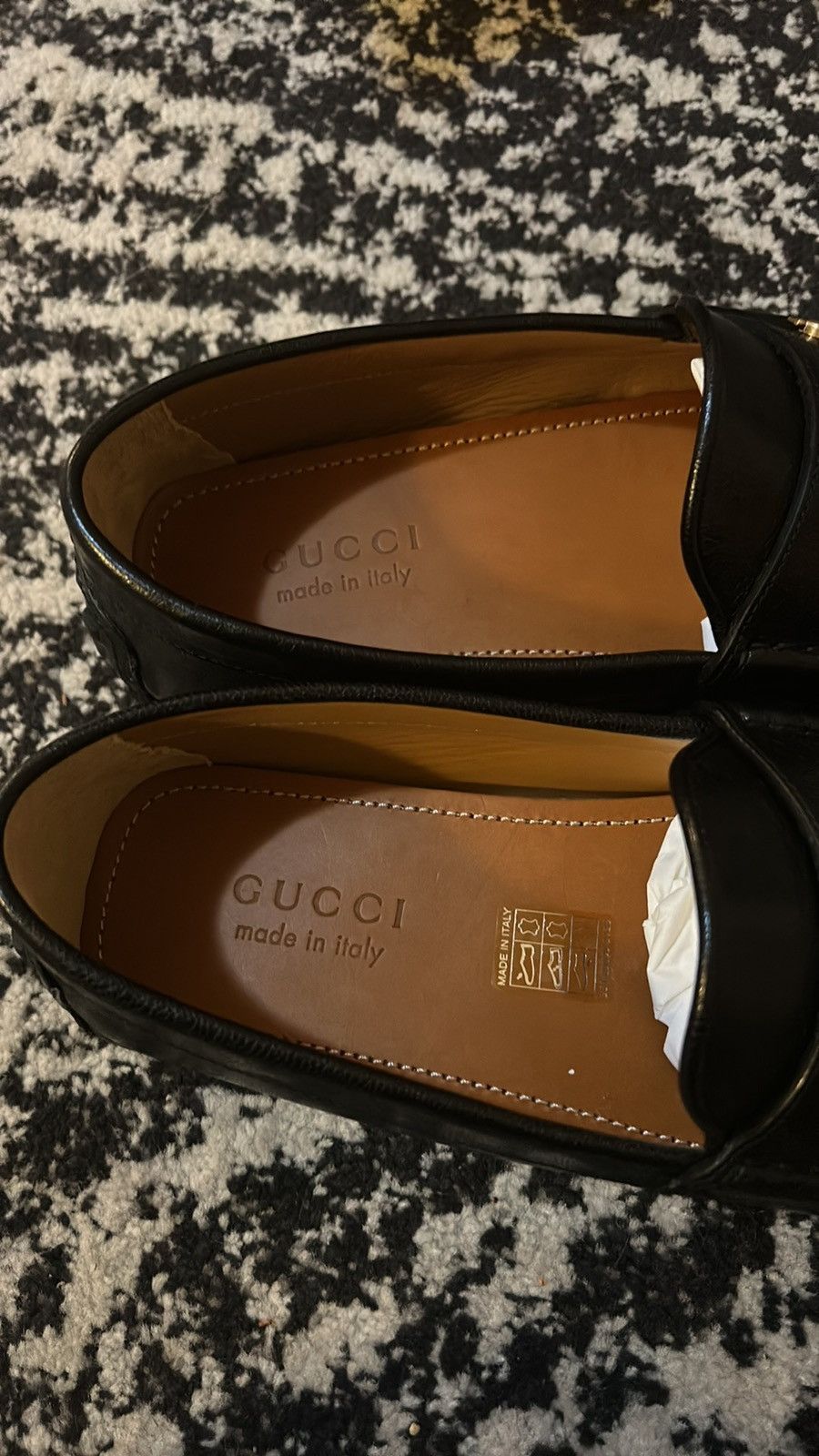 Gucci Gucci Men Gommino Driver Loafers with Half Horsebit Black Size US 9 / EU 42 - 4 Thumbnail