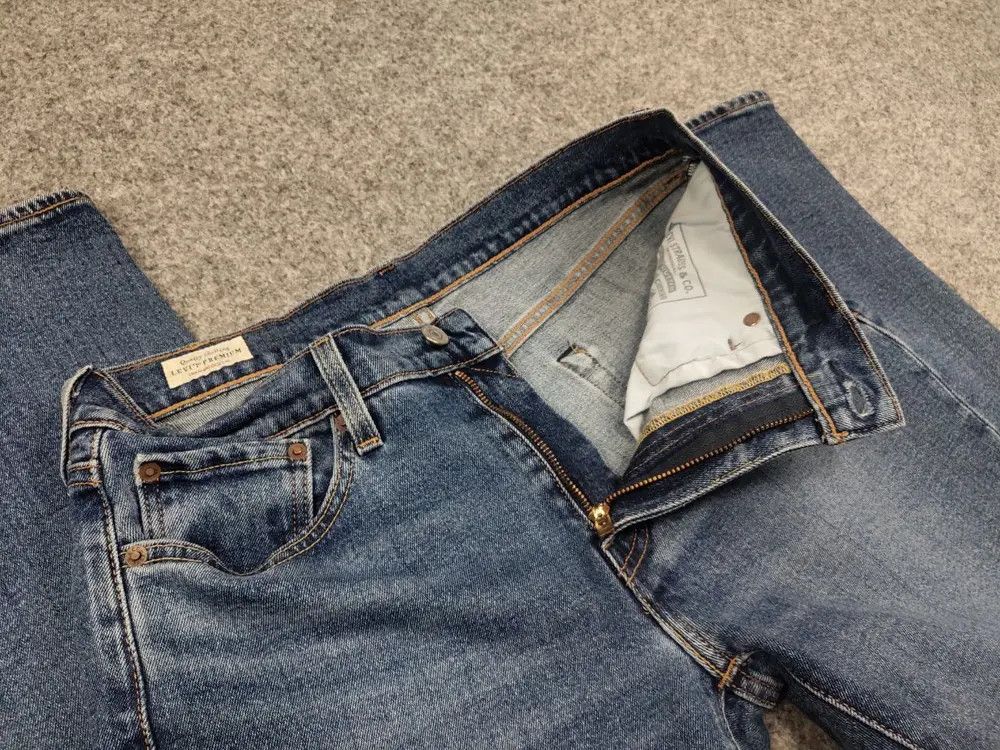 Levi's Levis 514 Vintage USA Style blue Straight Fit Denim Jeans Size US 30 / EU 46 - 6 Thumbnail