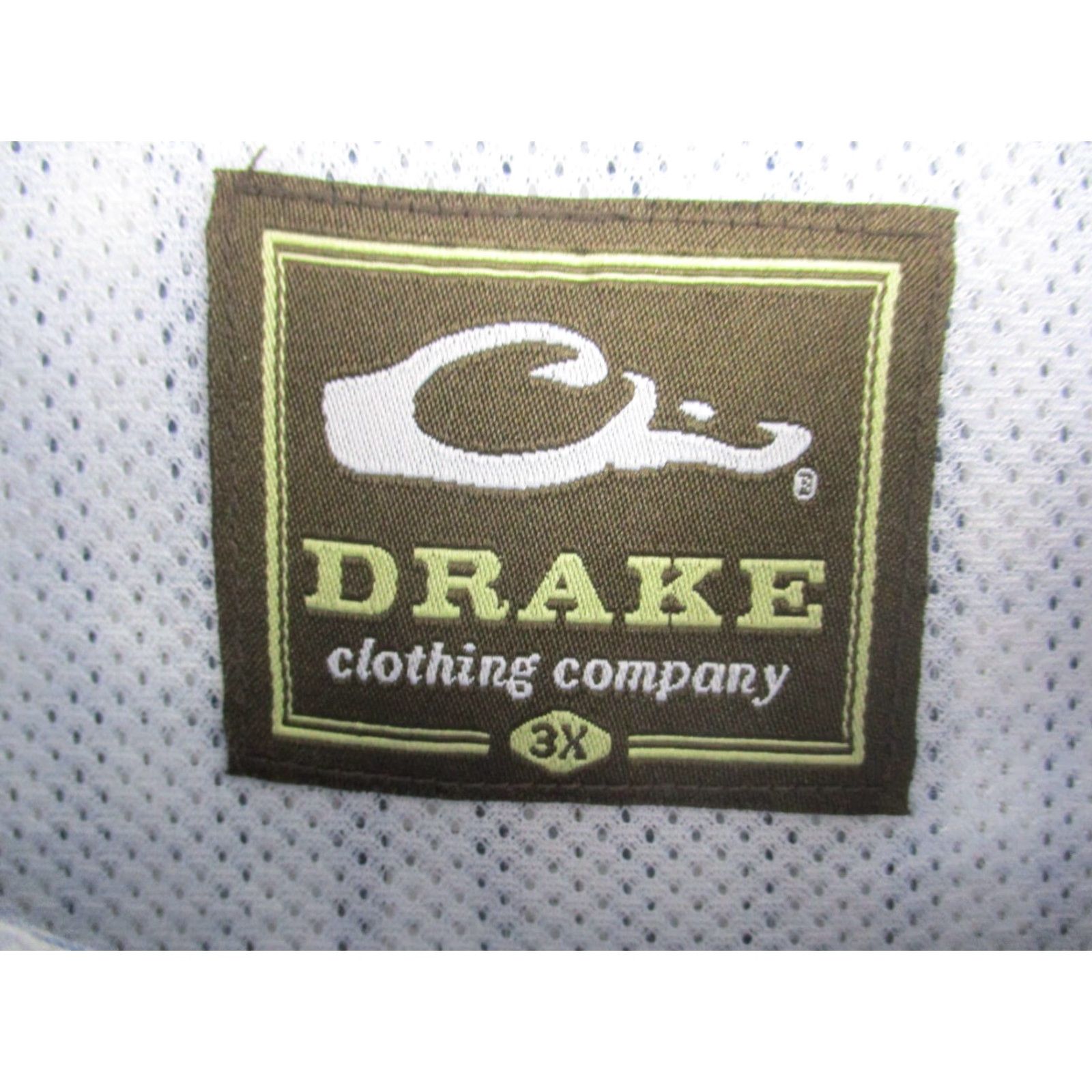 Vintage Drake Waterfowl Mens Shirt 3XL Blue Long Sleeve Breathable Vented Fish Breathing Size US XXL / EU 58 / 5 - 4 Thumbnail