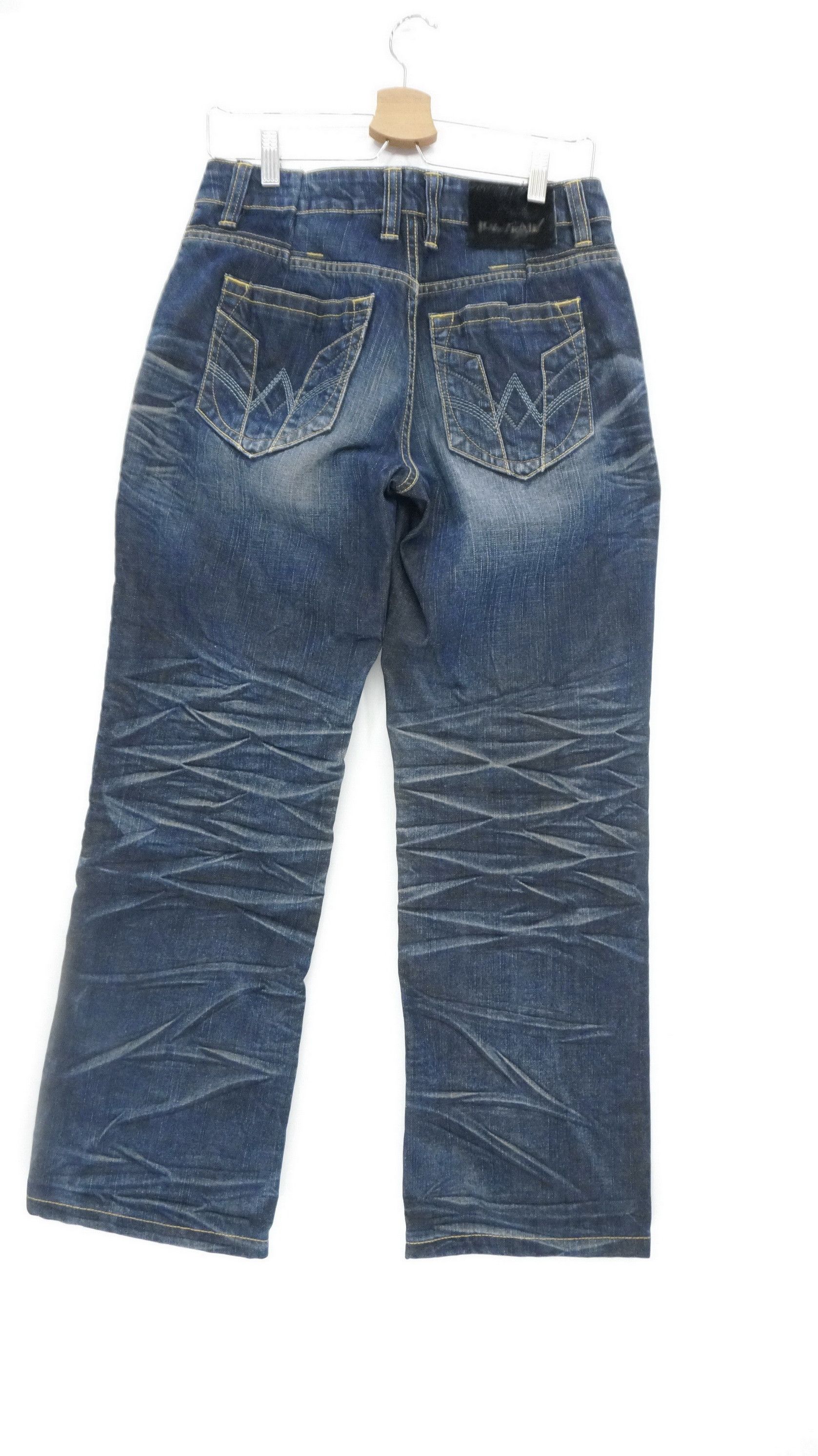 Japanese Brand Dope Japan OSAKA BIG TRAIN Baggy Clawmark Jeans Size US 28 / EU 44 - 1 Thumbnail