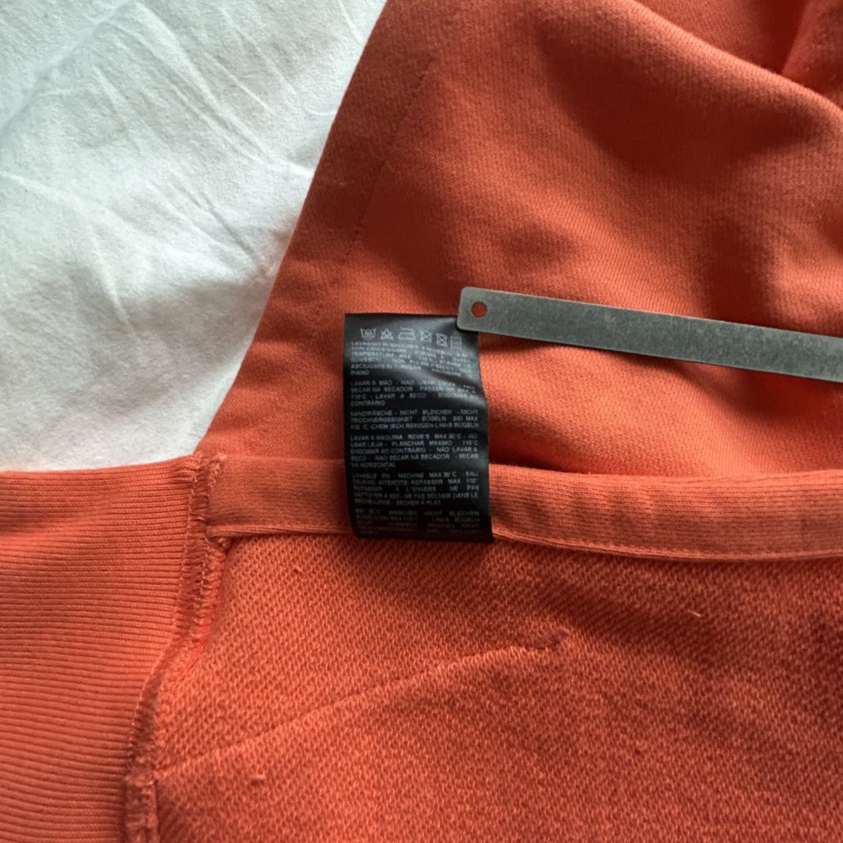 Raf Simons FW18 Raf Simons DRUGS Panel Hoodie Orange Size US M / EU 48-50 / 2 - 4 Thumbnail