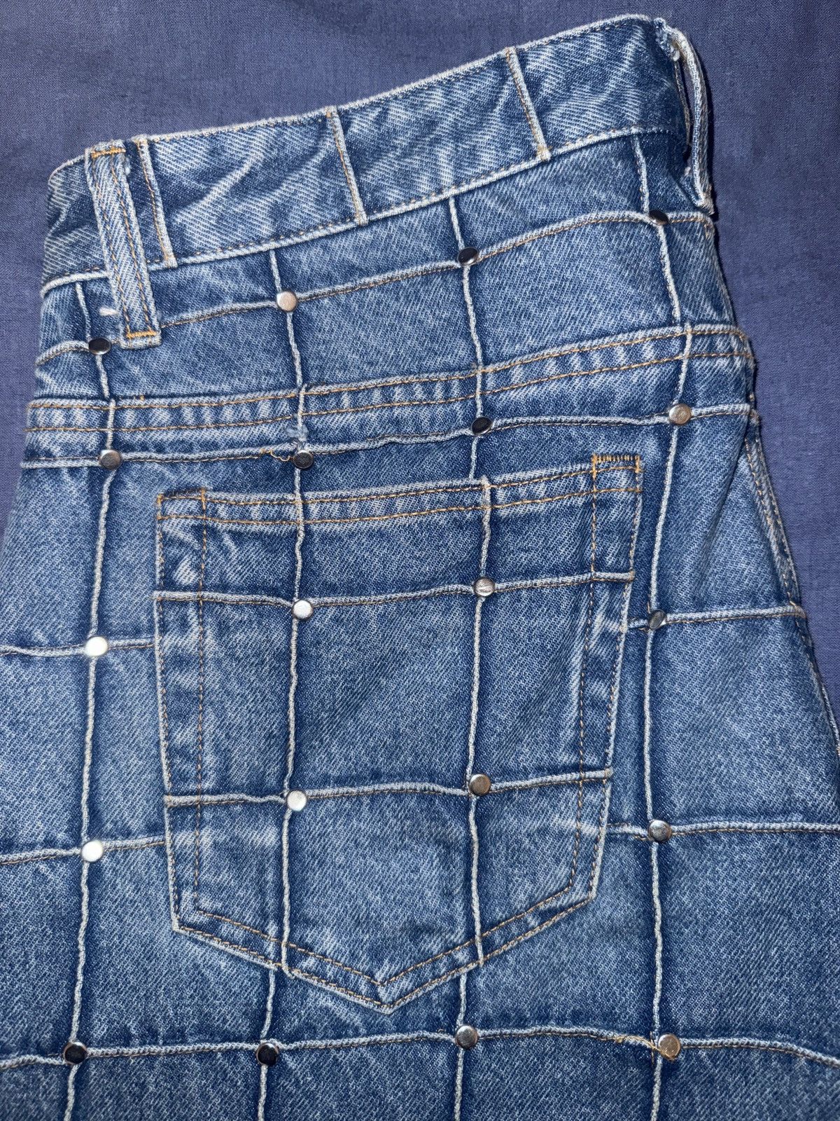 Supreme Studded Seam Loose Fit Jean SS 2025 Size US 32 / EU 48 - 5 Thumbnail