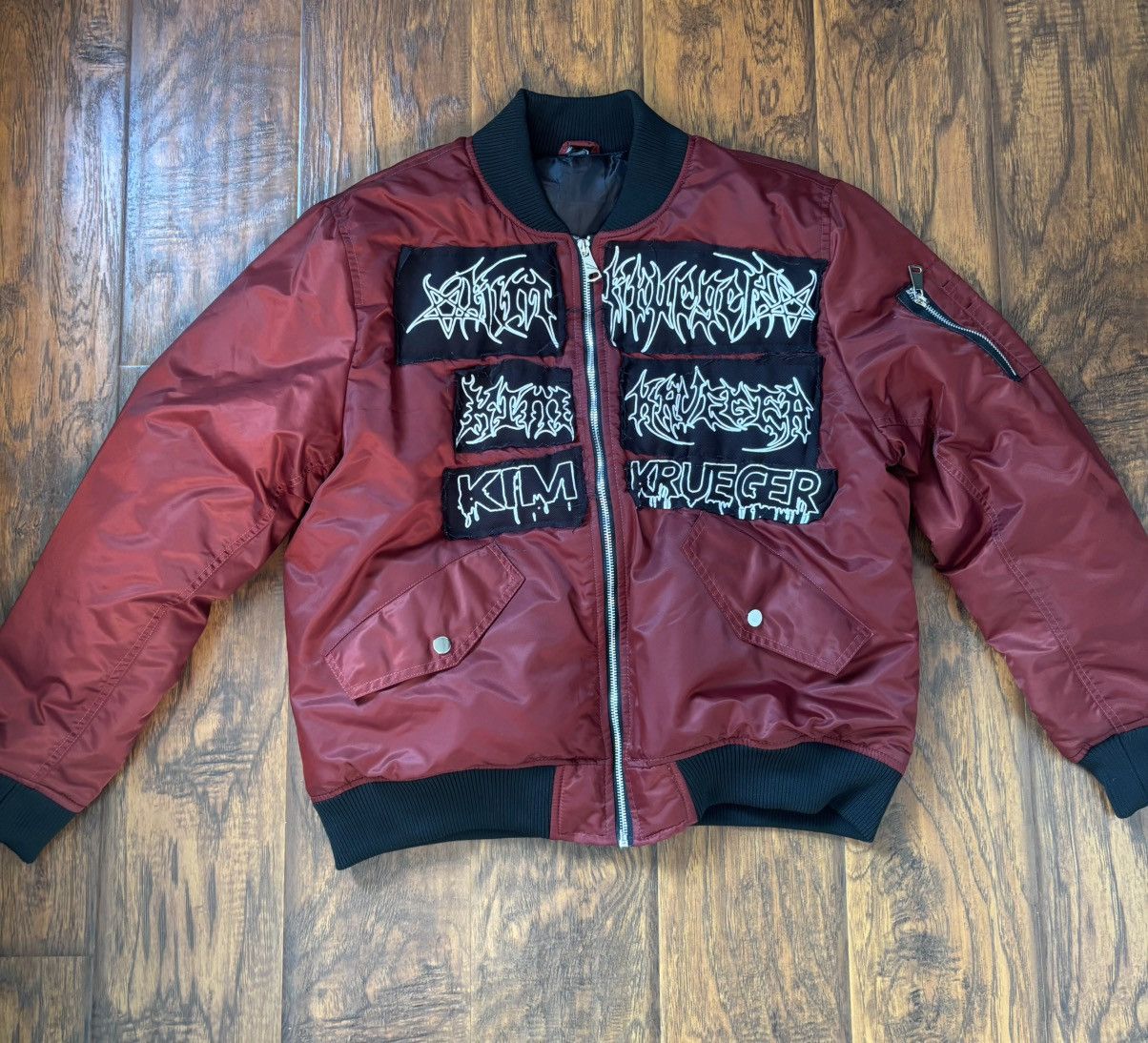 Kim Krueger Kim Krueger Red Bomber Jacket Size US M / EU 48-50 / 2 - 1 Thumbnail