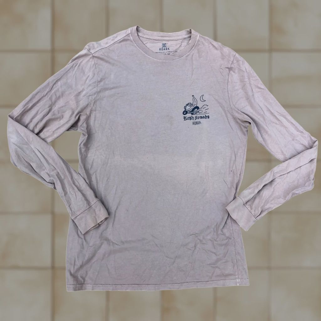 Roark ROARK Kesh Nomads Morocco Shirt Men Long Sleeve Crew Top Beige Medium Size US M / EU 48-50 / 2 - 1 Thumbnail