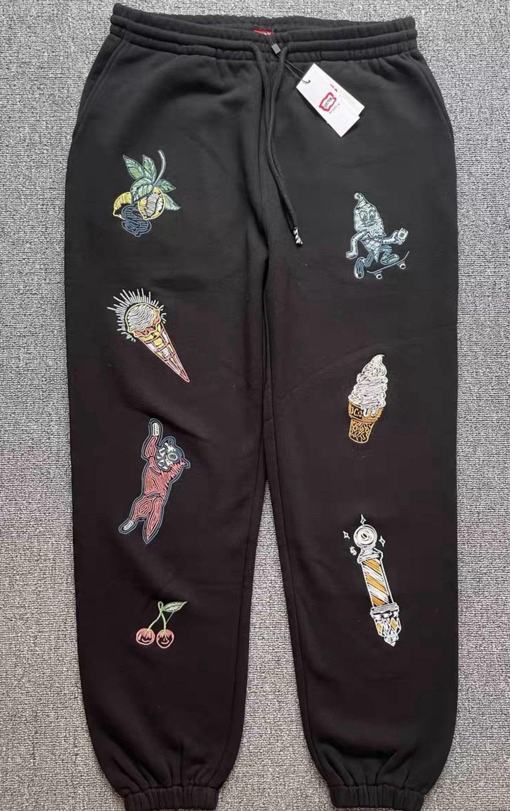 Billionaire Boys Club Billionaire Boys Club BBC Fully Embroidered Sweatpants Size US 33 - 1 Thumbnail