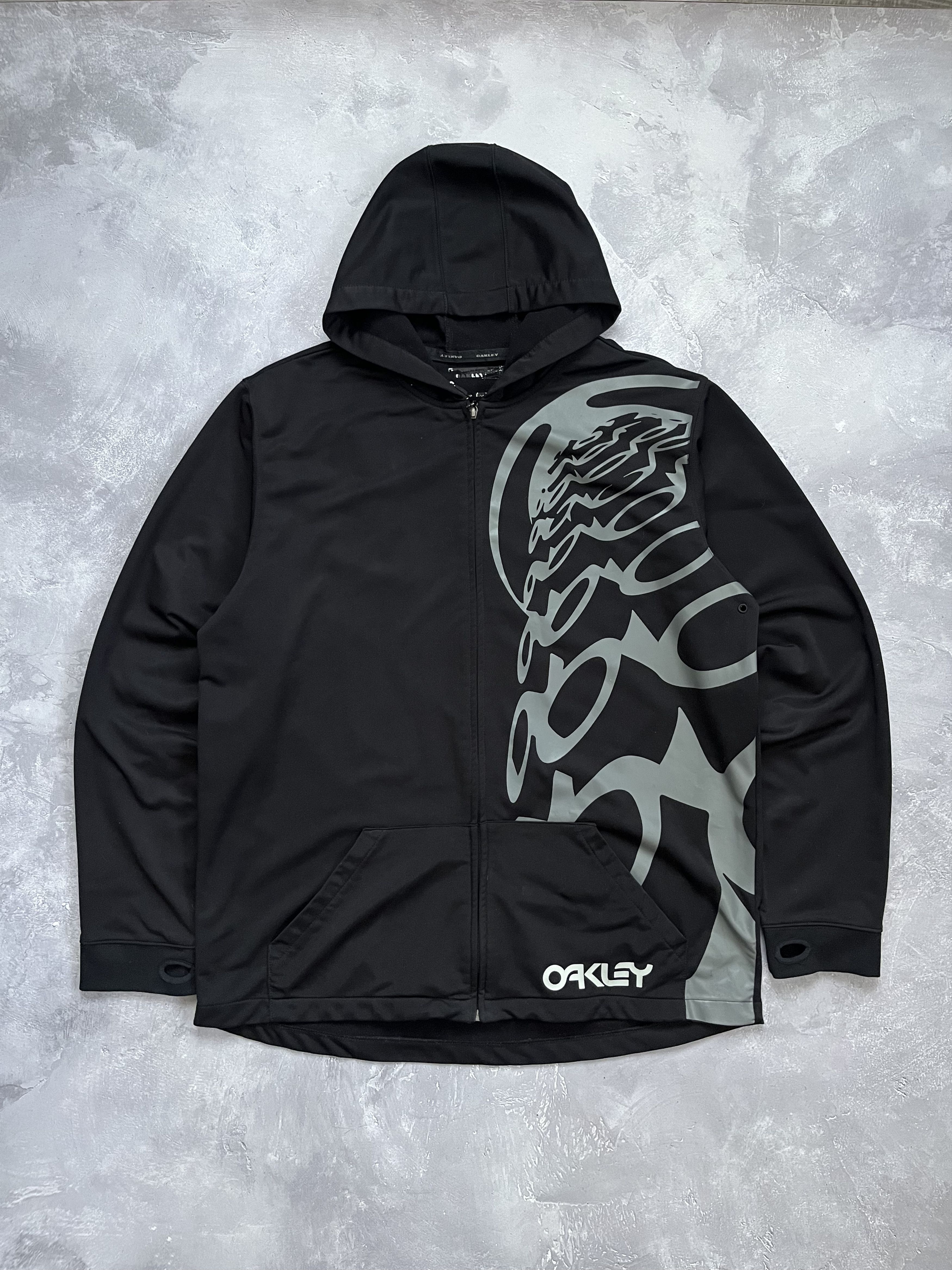Oakley Oakley Technical Hoodie Jacket Black Full Zip Techwear Size US XXL / EU 58 / 5 - 1 Thumbnail