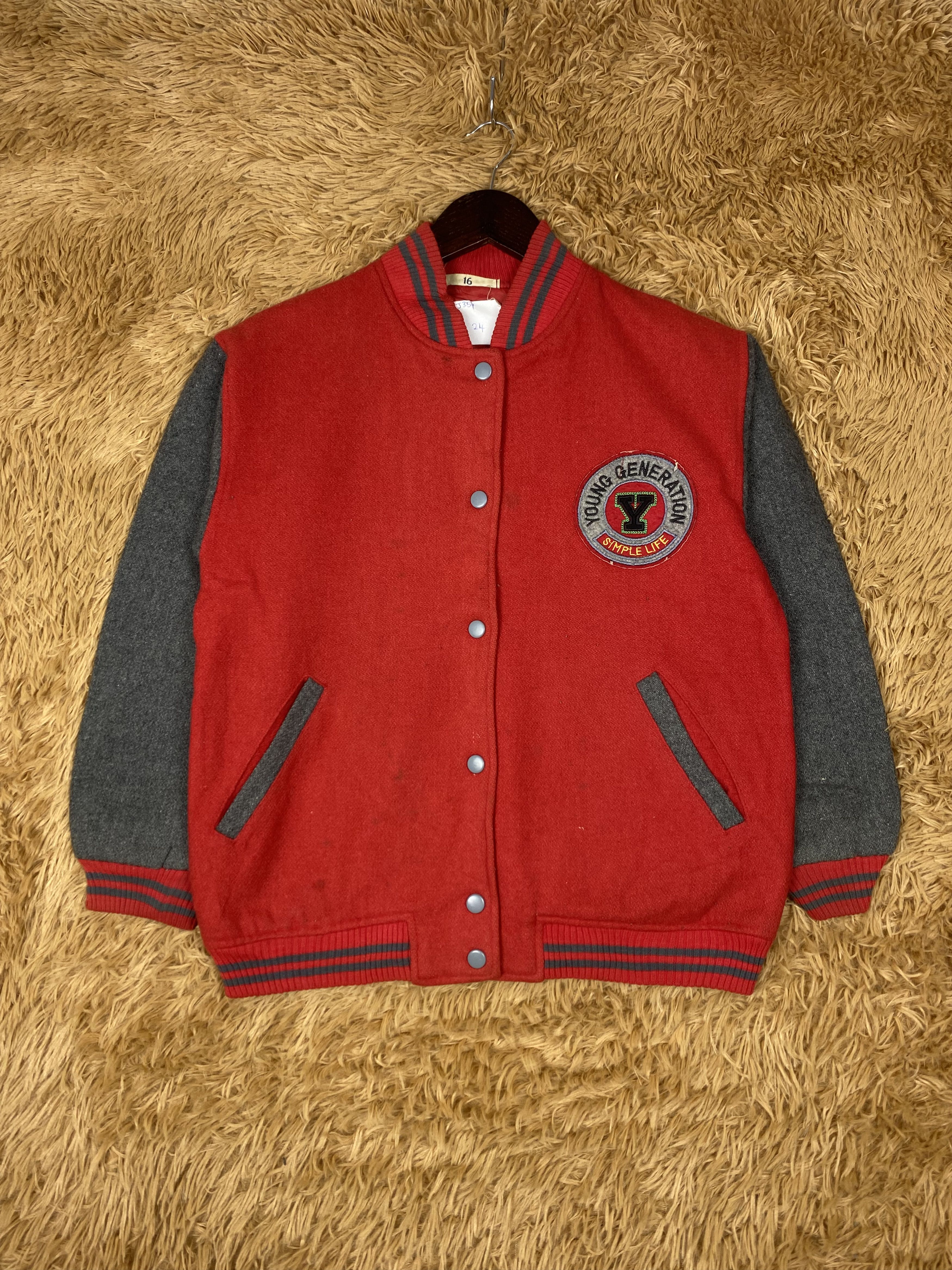 Vintage Japanese Brand Varsity Jacket DJ0354