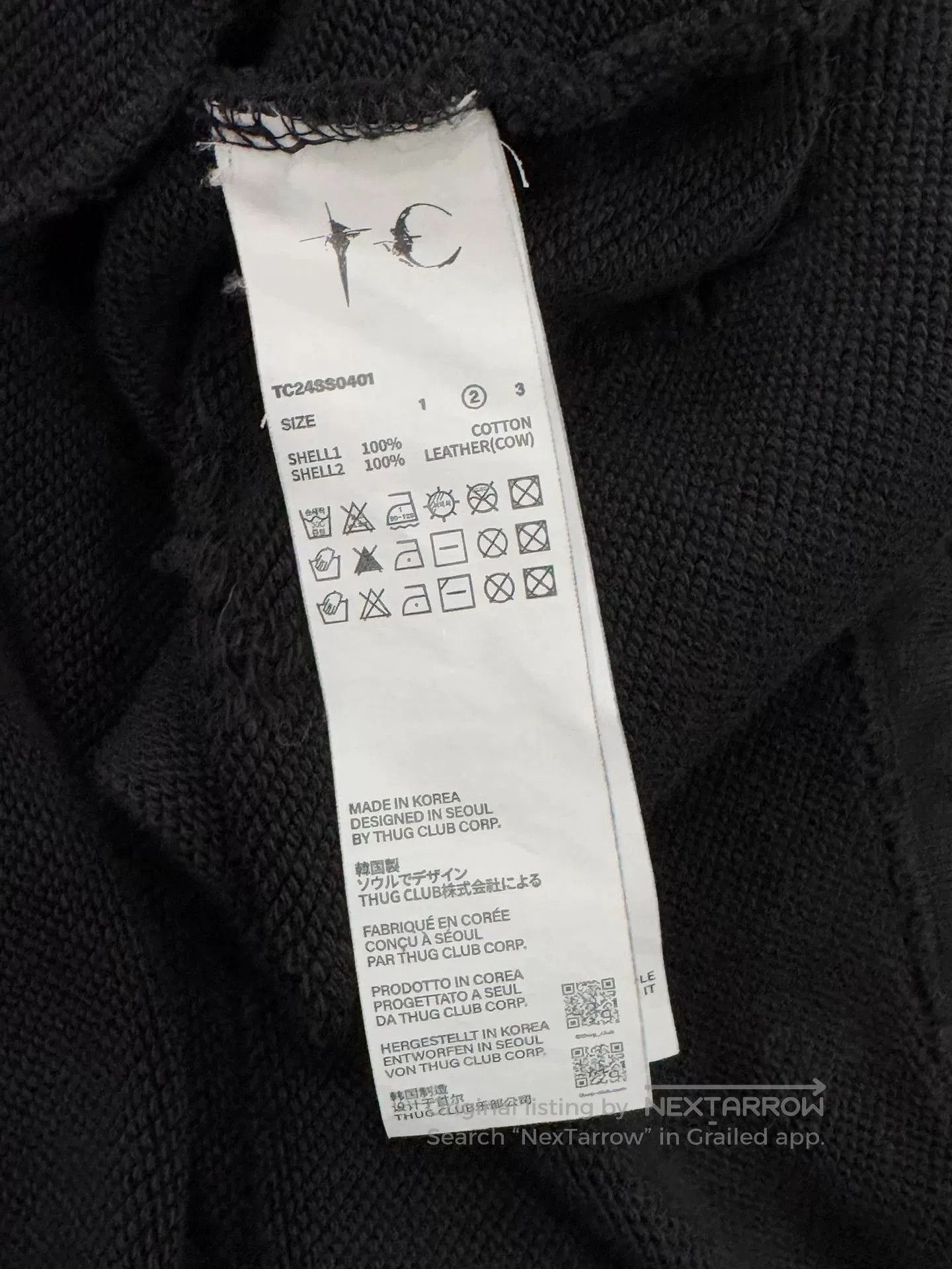 Thug Club Thug Club Hoodie with Iconic Logo Design. Size US M / EU 48-50 / 2 - 8 Thumbnail