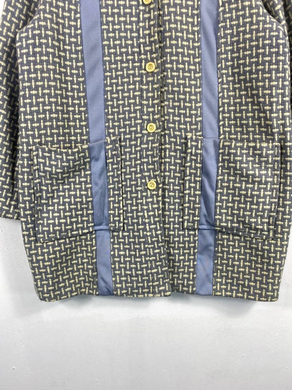 Japanese Brand vintage japanese brand wool woven jacket nice design Size US M / EU 48-50 / 2 - 3 Thumbnail