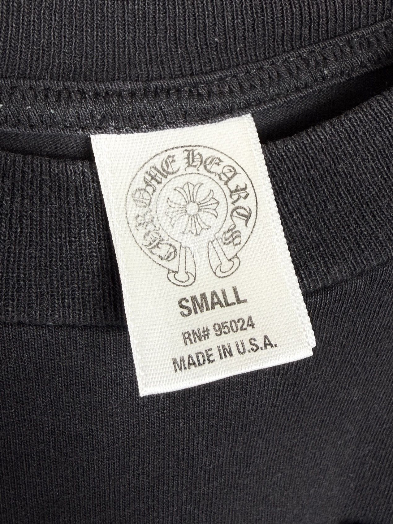 Chrome Hearts Chrome Hearts Vintage Faded Vine Dagger Pocket Tshirt Black Size US S / EU 44-46 / 1 - 8 Thumbnail
