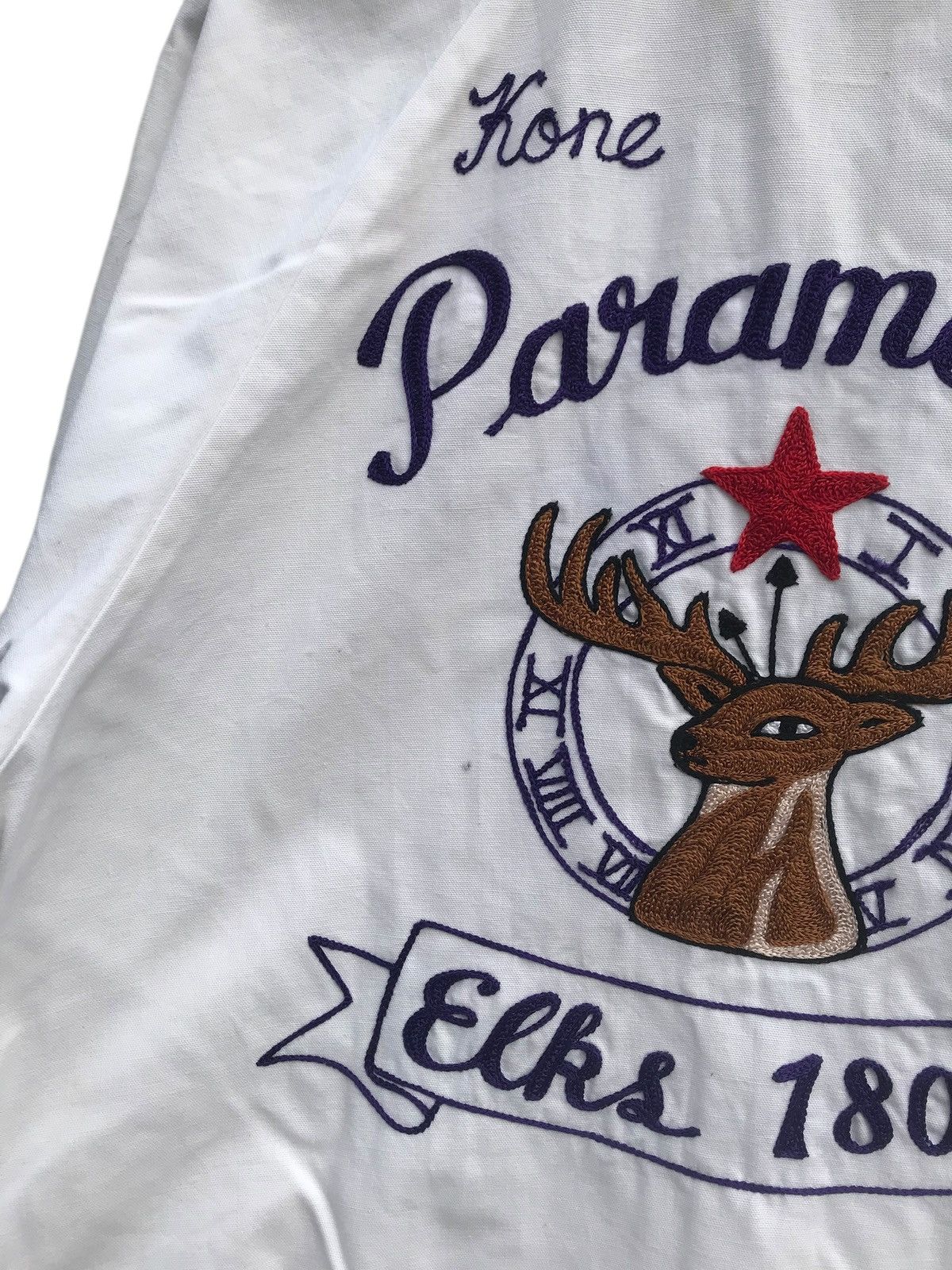 Vintage Vintage Paramount Elks Men’s 80’s Embroidery Jacket (STAINS) Size US M / EU 48-50 / 2 - 13 Thumbnail