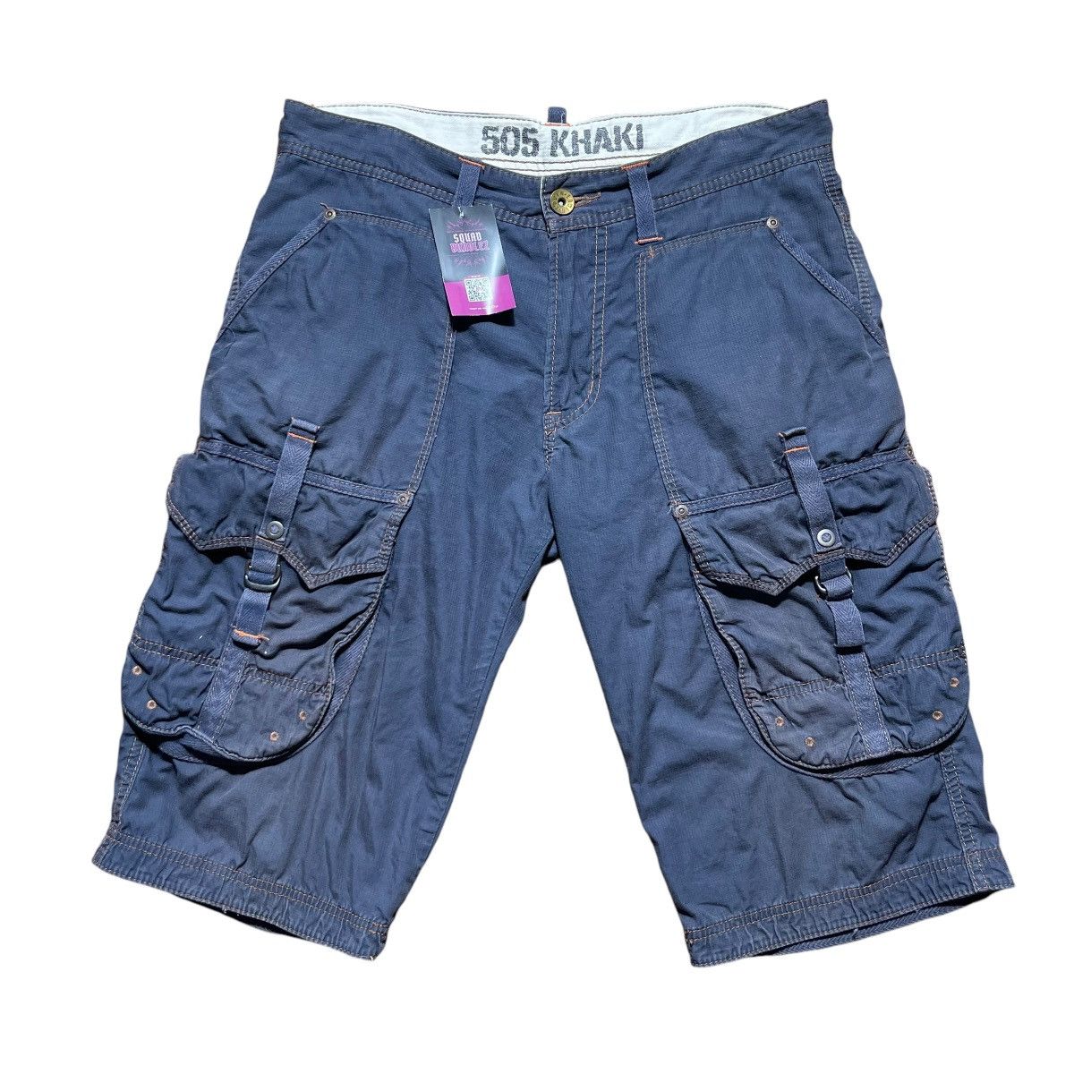 Edwin Edwin 505 Khaki Short Cargo Tactical Pocket Pants Size 34’ Size US 34 / EU 50 - 1 Thumbnail