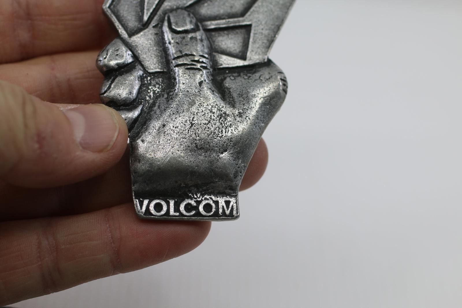 Volcom Volcom Metal Belt Buckle – Skate Streetwear Cast Logo Buckle Size ONE SIZE - 3 Thumbnail