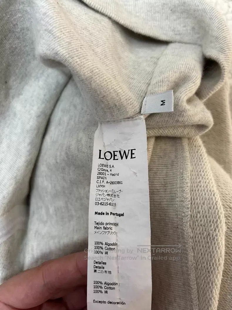 Loewe Loewe Embroidered Logo Gray Sweatshirt Size M / US 6-8 / IT 42-44 - 4 Thumbnail