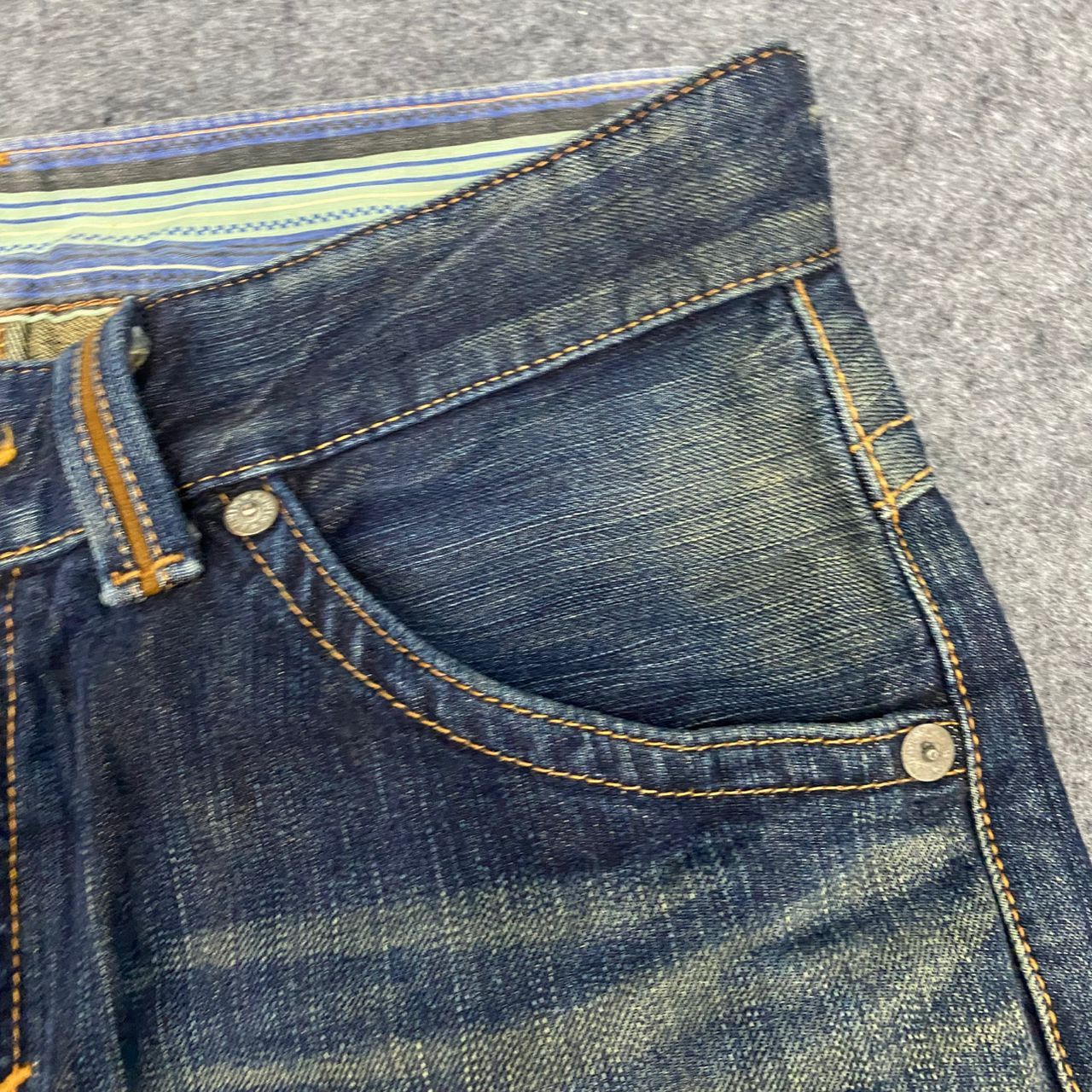 If Six Was Nine 💥 Need Gone💥 Edwin Exclusive Vintage Distressed Denim Size US 32 / EU 48 - 9 Thumbnail