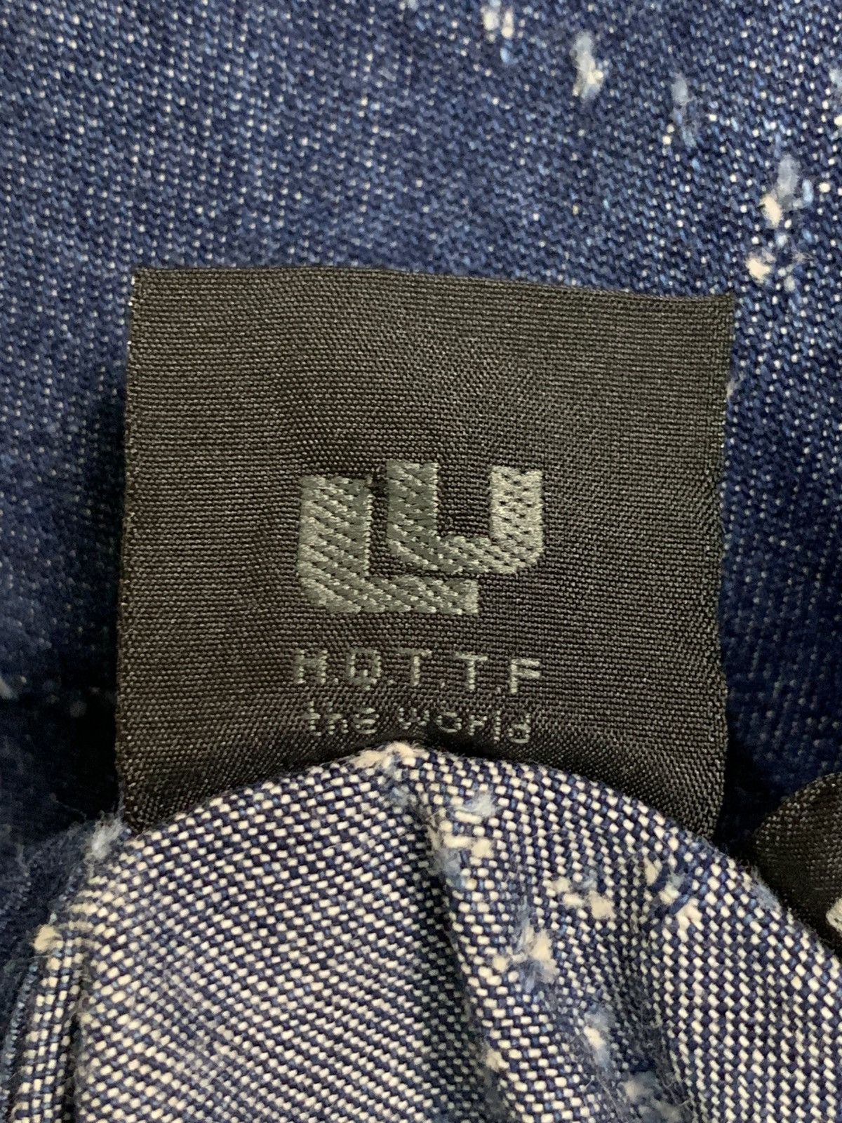 Japanese Brand Rare Design Under Level Soft Denim Western Shirts Size L / US 10 / IT 46 - 5 Thumbnail