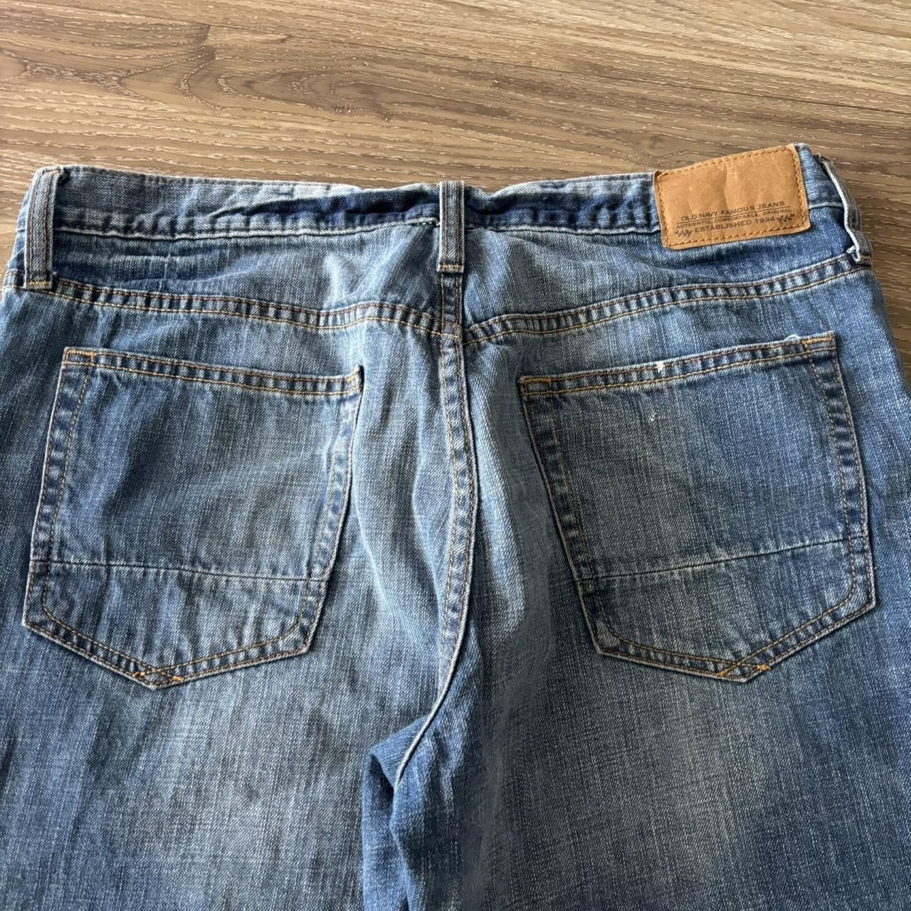 Vintage Crazy Vintage Y2K:2000s Grunge Medium Wash Skater Denim Jeans! 33x32 Size US 33 - 7 Thumbnail