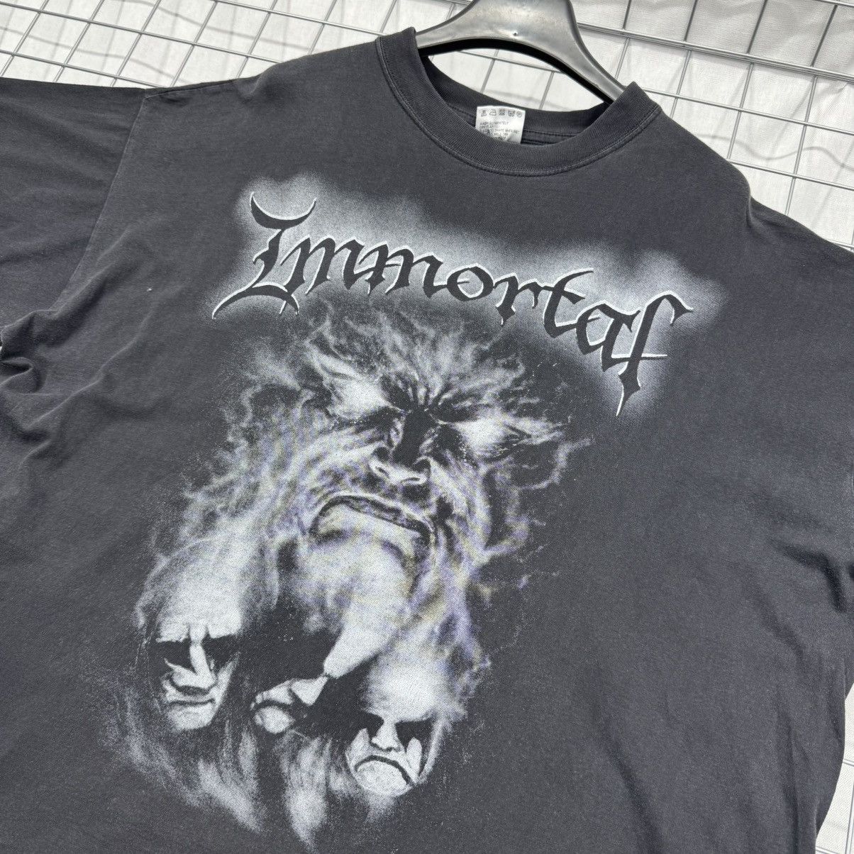 Vintage Vintage Immortal Unholy Forces of Evil 90s Washed Metal Tee Size US XL / EU 56 / 4 - 4 Thumbnail