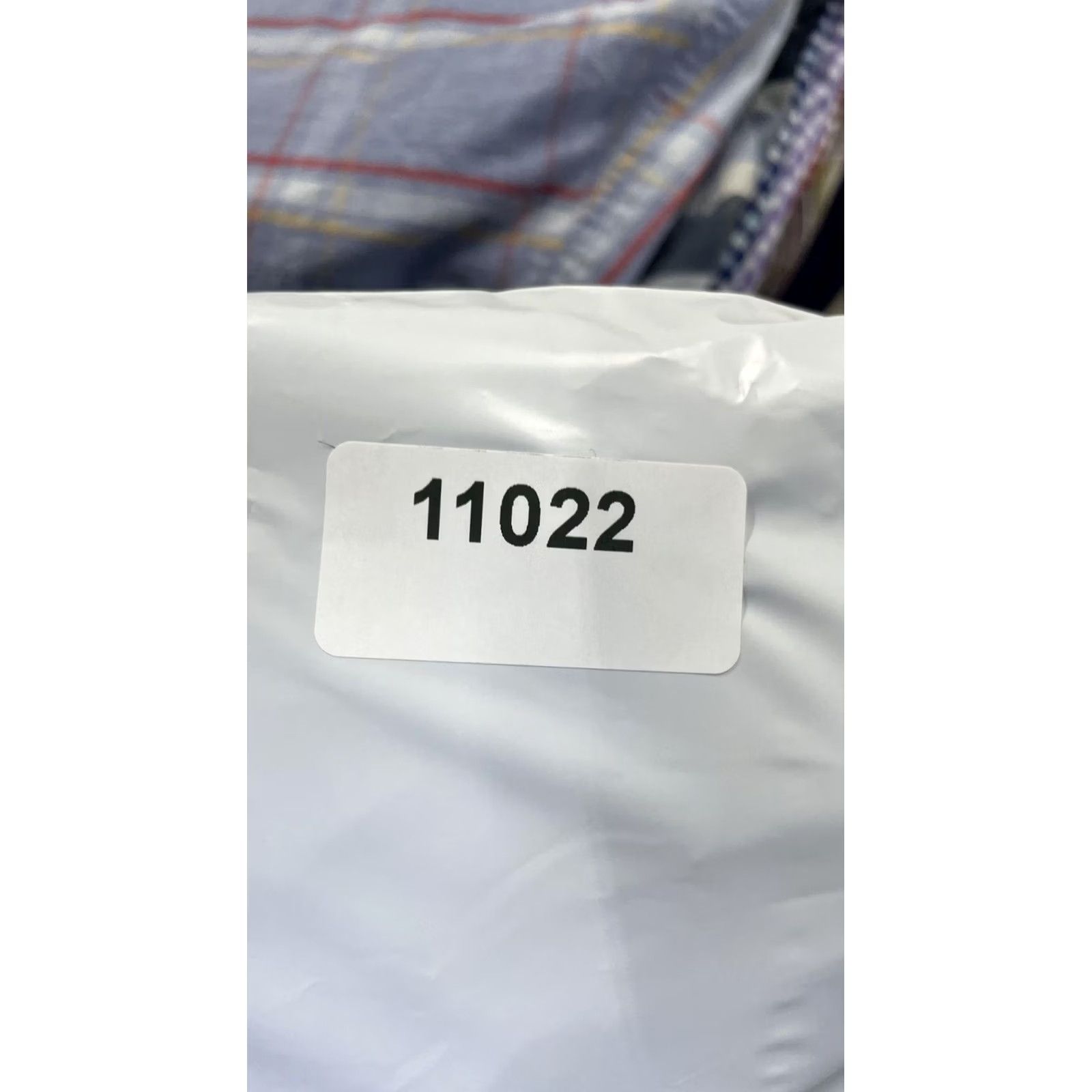 Ralph Lauren Lauren Ralph Lauren Shirt Mens 17.5 36/37 Blue Check Classic Fit Non Iron Dress Shirt Size 48R - 6 Thumbnail