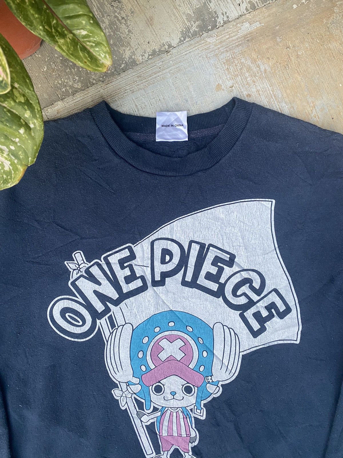 Japanese Brand × One Piece One Piece Tony Chopper Straw Hat Crew Sweatshirt Size US L / EU 52-54 / 3 - 3 Thumbnail