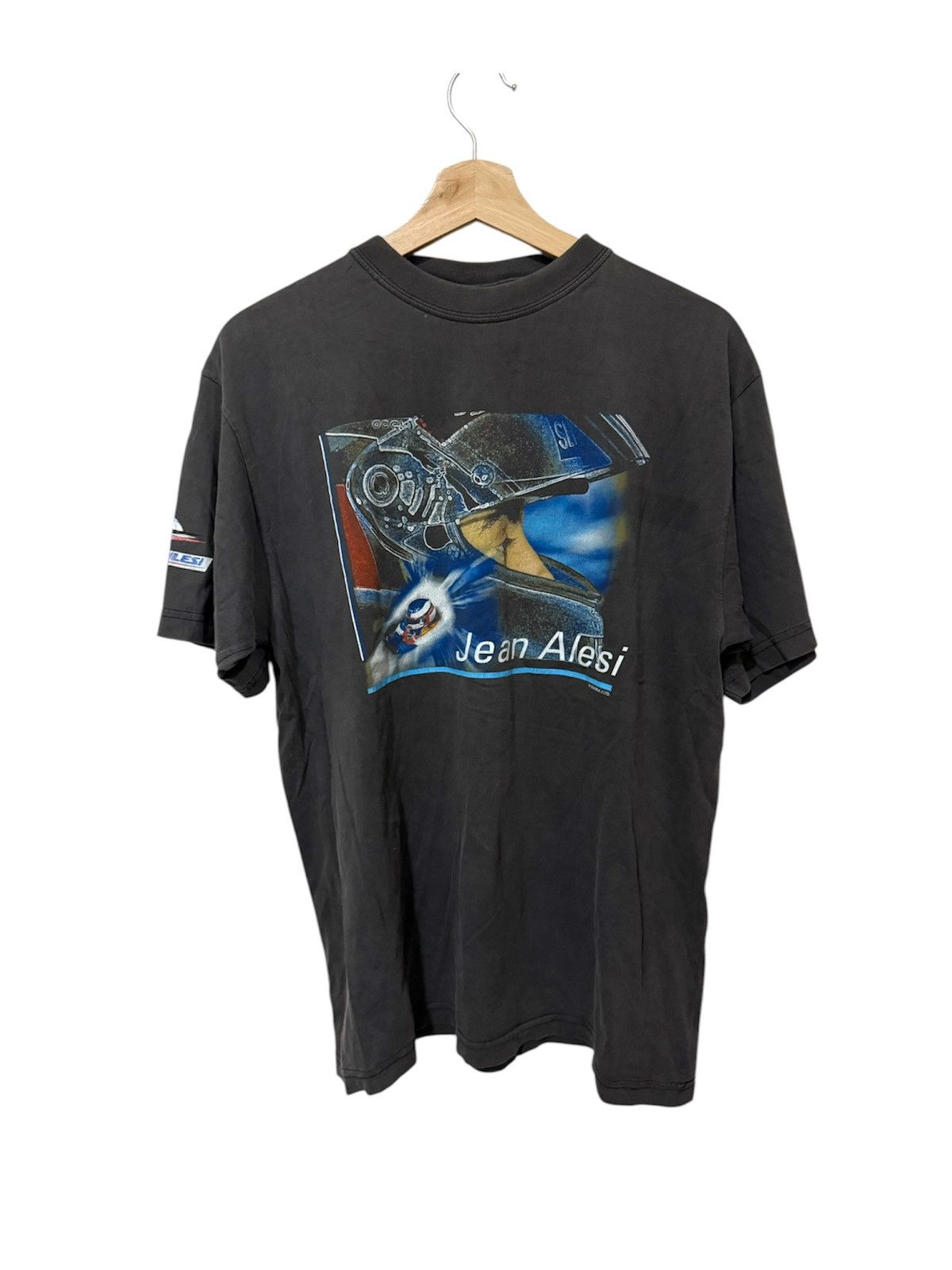 Formula 1 × Vintage Vintage 80s-90s F1 Jean Alesi T Shirt Formula One Ferrari Size US M / EU 48-50 / 2 - 1 Thumbnail