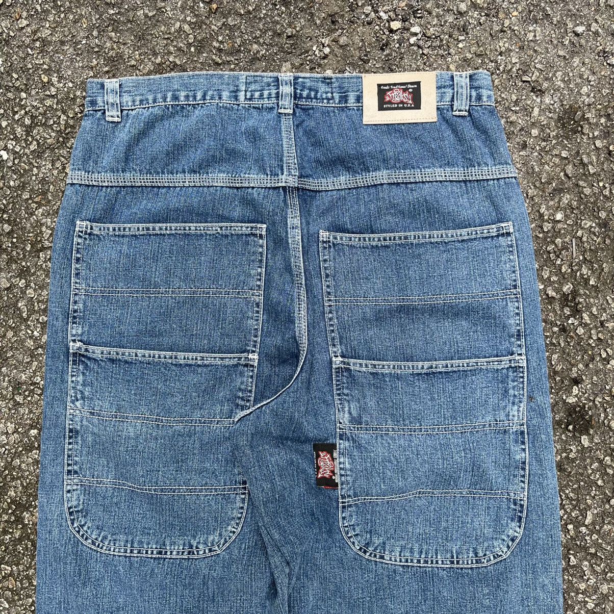 JNCO Y2K Freaks Jorts Baggy Jeans Big Pocket Skater Styled Shorts Size US 34 / EU 50 - 10 Thumbnail