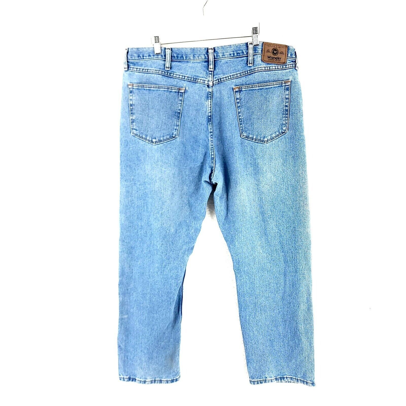 Wrangler Wrangler Light Blue Comfort Stone Wash Jeans Denim Cotton Hi Size US 40 / EU 56 - 2 Thumbnail