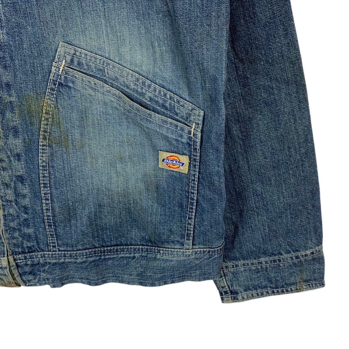 Dickies × Vintage VINTAGE DICKIES WORKERS DENIM ZIPPER JACKET Size US XL / EU 56 / 4 - 7 Thumbnail