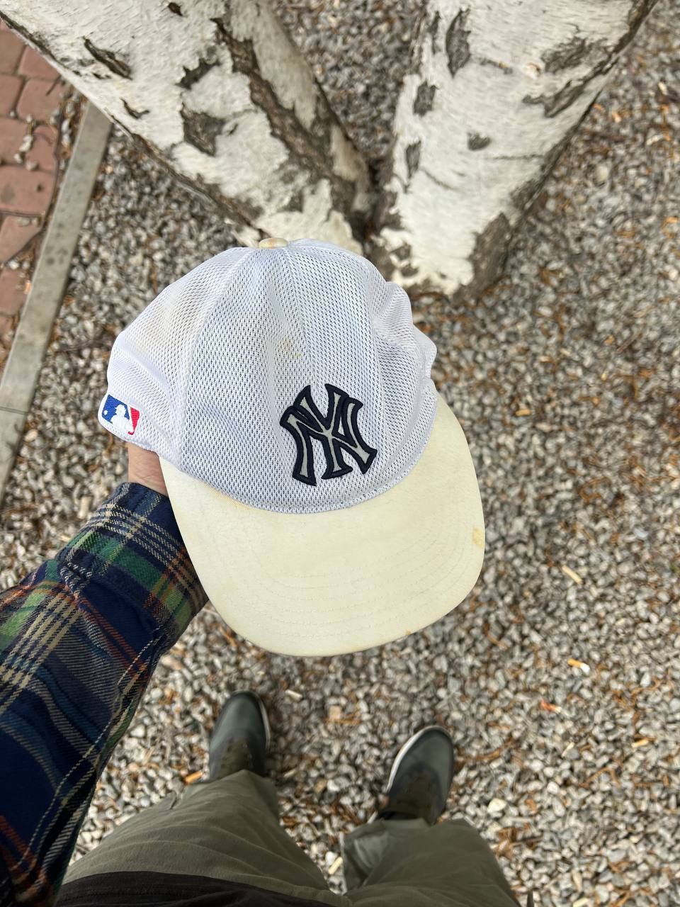 MLB × Vintage VERY RARE ADIDAS NY NEW YORK YANKEES MLB CAP RETRO Y2K 90s Size ONE SIZE - 2 Thumbnail