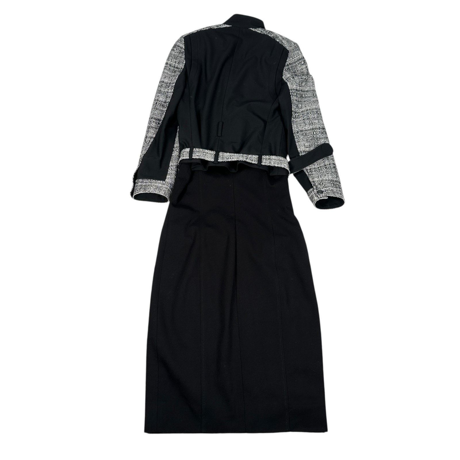 Akris Akris Punto 3-Piece Tweed Dress Zip Jacket & Belt Women 6 Size 28" / US 6 / IT 42 - 2 Thumbnail