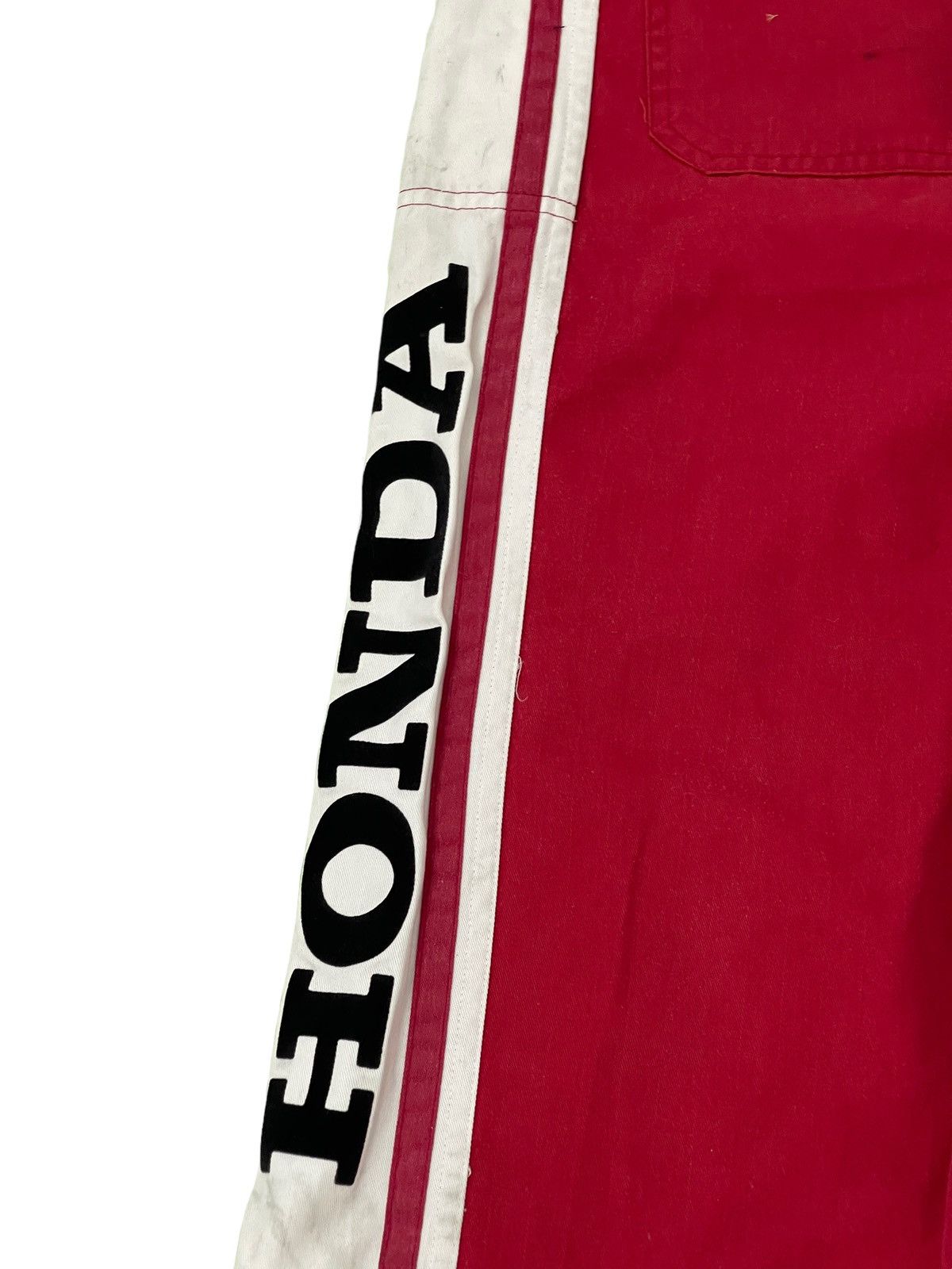 Honda Vtg 90s Honda Jumpsuit Overalls Japan Motorsports 5🟩1 Size US 33 - 7 Thumbnail