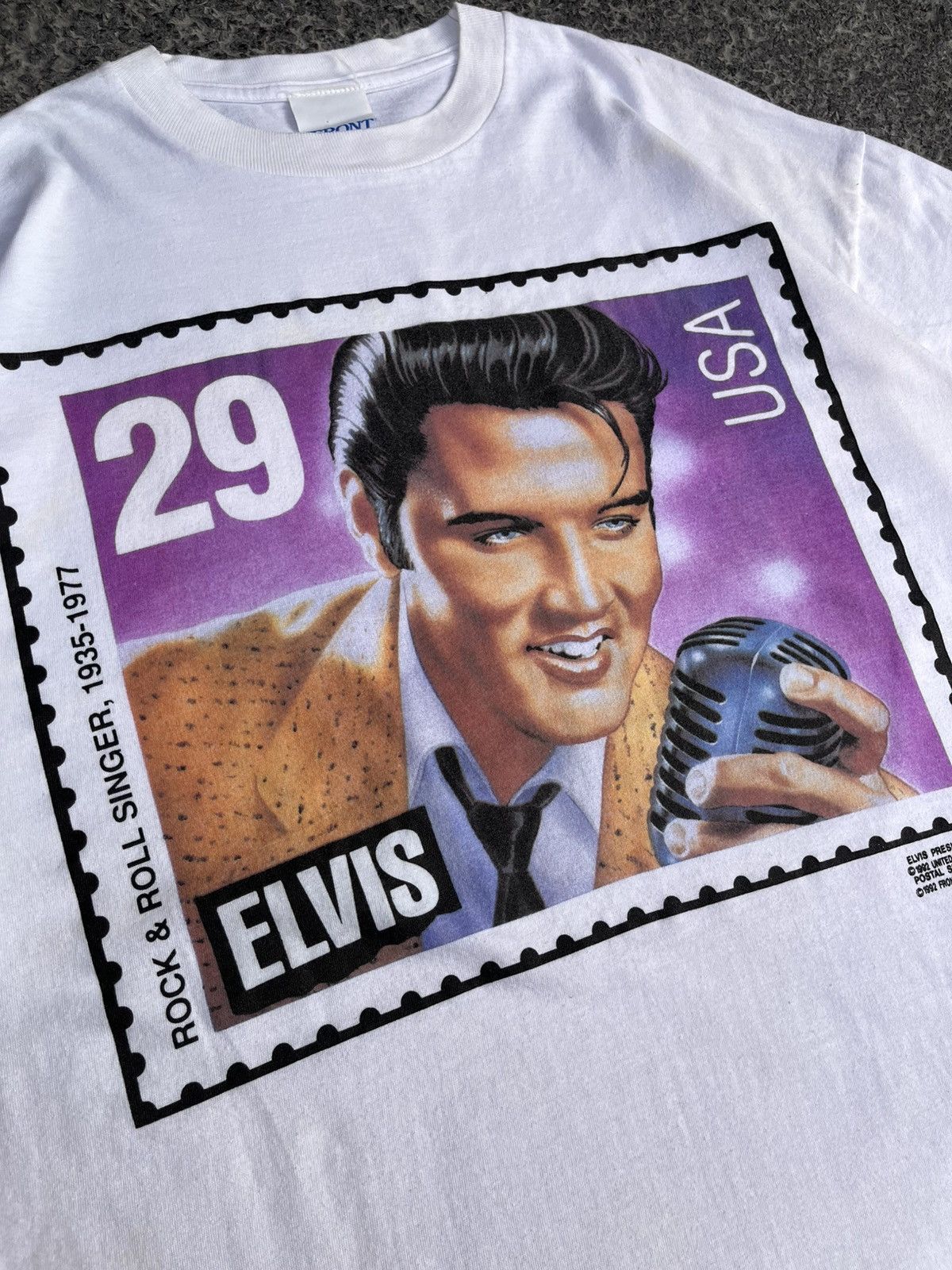Vintage VINTAGE 1992 ELVIS PRESLEY UNITED STATES POSTAL SERVICE Size US L / EU 52-54 / 3 - 3 Thumbnail