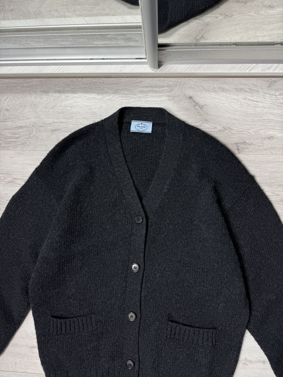 Prada Prada Milano Wool Cardigan Oversized Fit 2023 Button Sweater Size S / US 4 / IT 40 - 4 Thumbnail