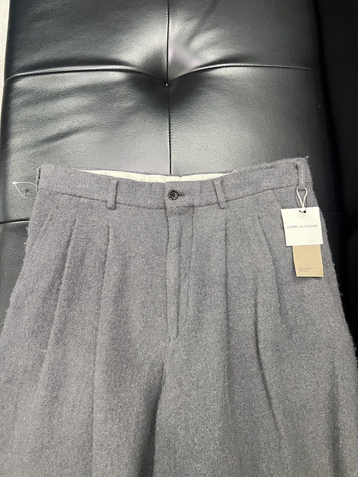 Comme des Garcons Homme Plus Comme des Garçons Homme Plus FW22 Runway Felted Pleated Wool Size US 34 / EU 50 - 3 Thumbnail